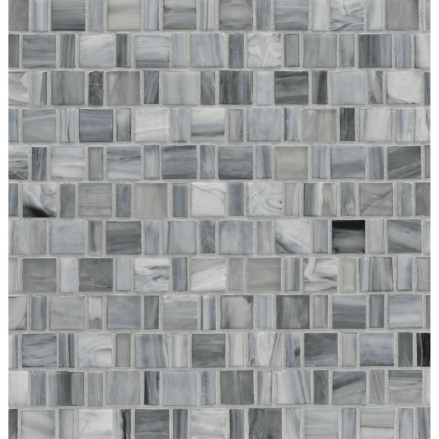 AGATE: Torino Japonaise Staggered Joint Field Mosaic (12.57"x12.50" | silk)
