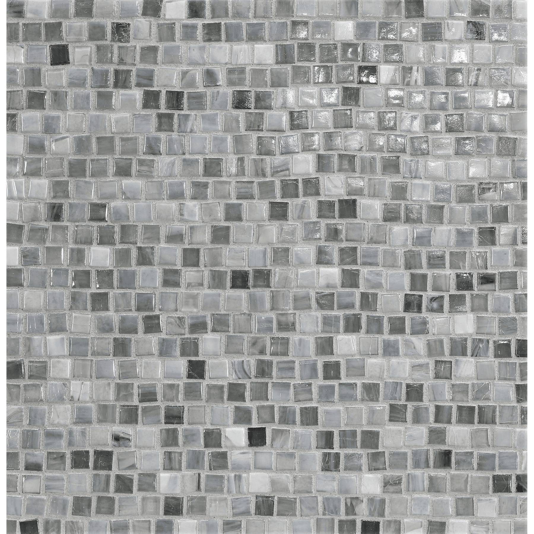 AGATE: Torino Pompeii Stack Field Mosaic (12.63"x12.28" | pearl)