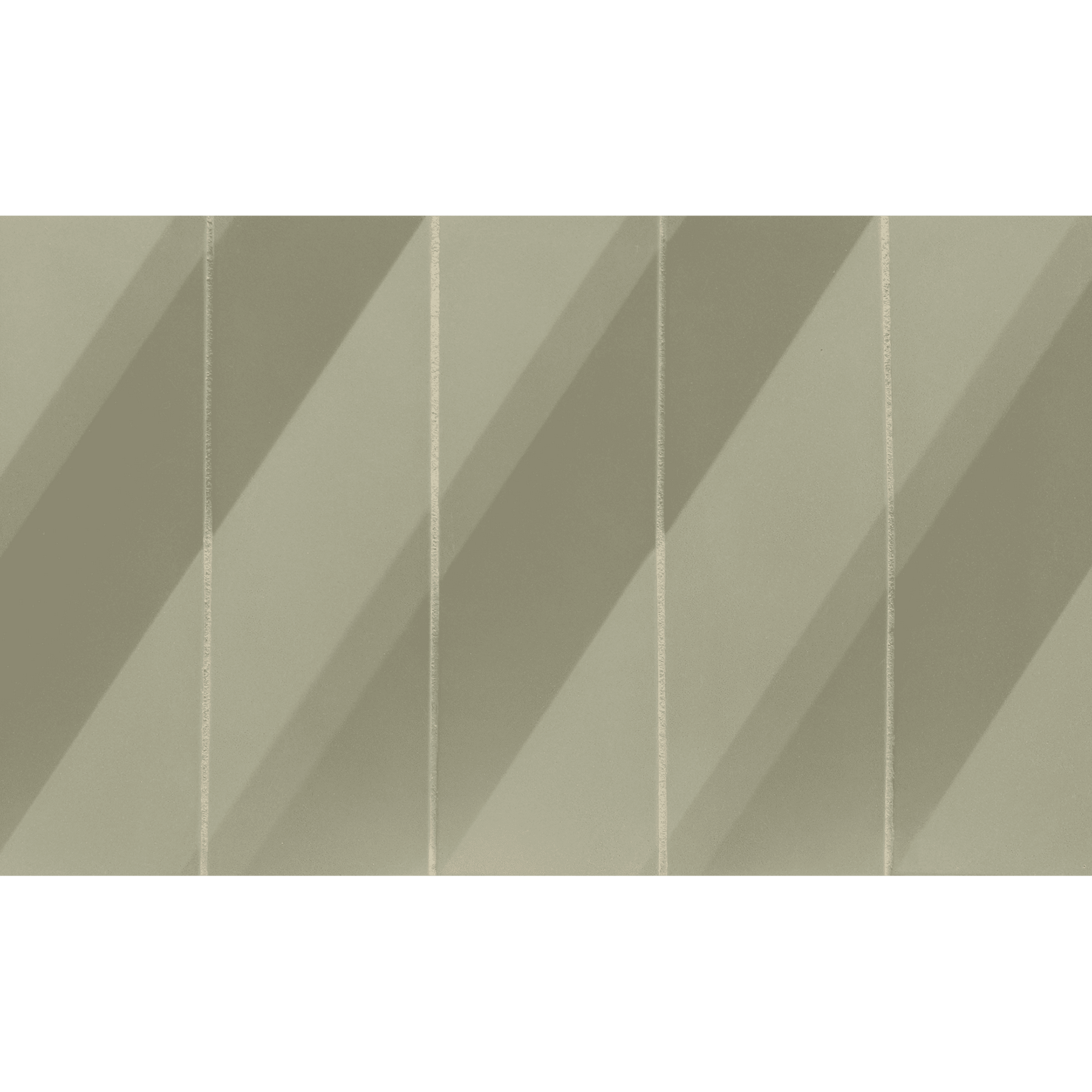 CONTOURS: Green Tea Zen Break B Rectangle Field Tile (3"x9" | matte)