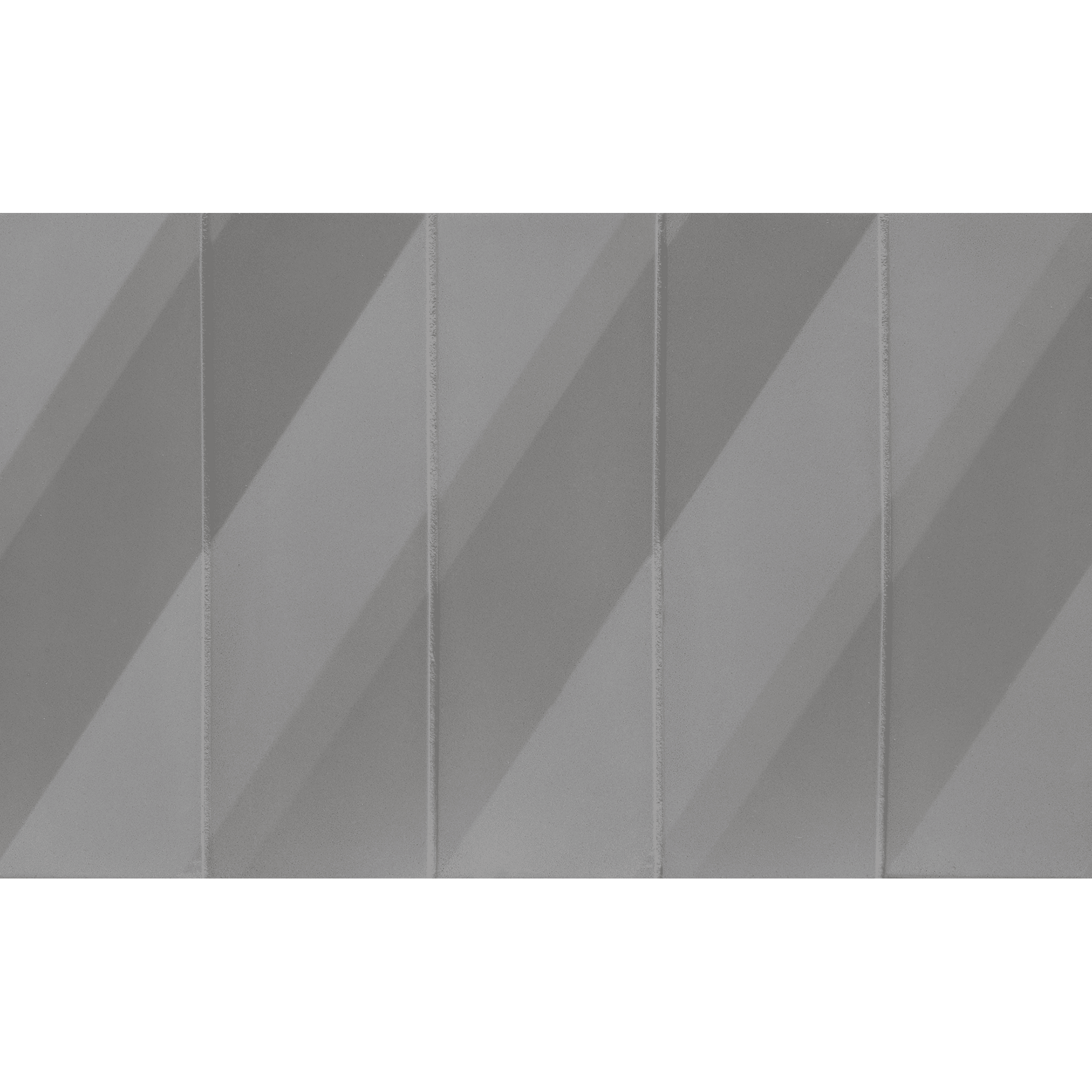 CONTOURS: Grey Matter Zen Break B Rectangle Field Tile (3"x9" | matte)