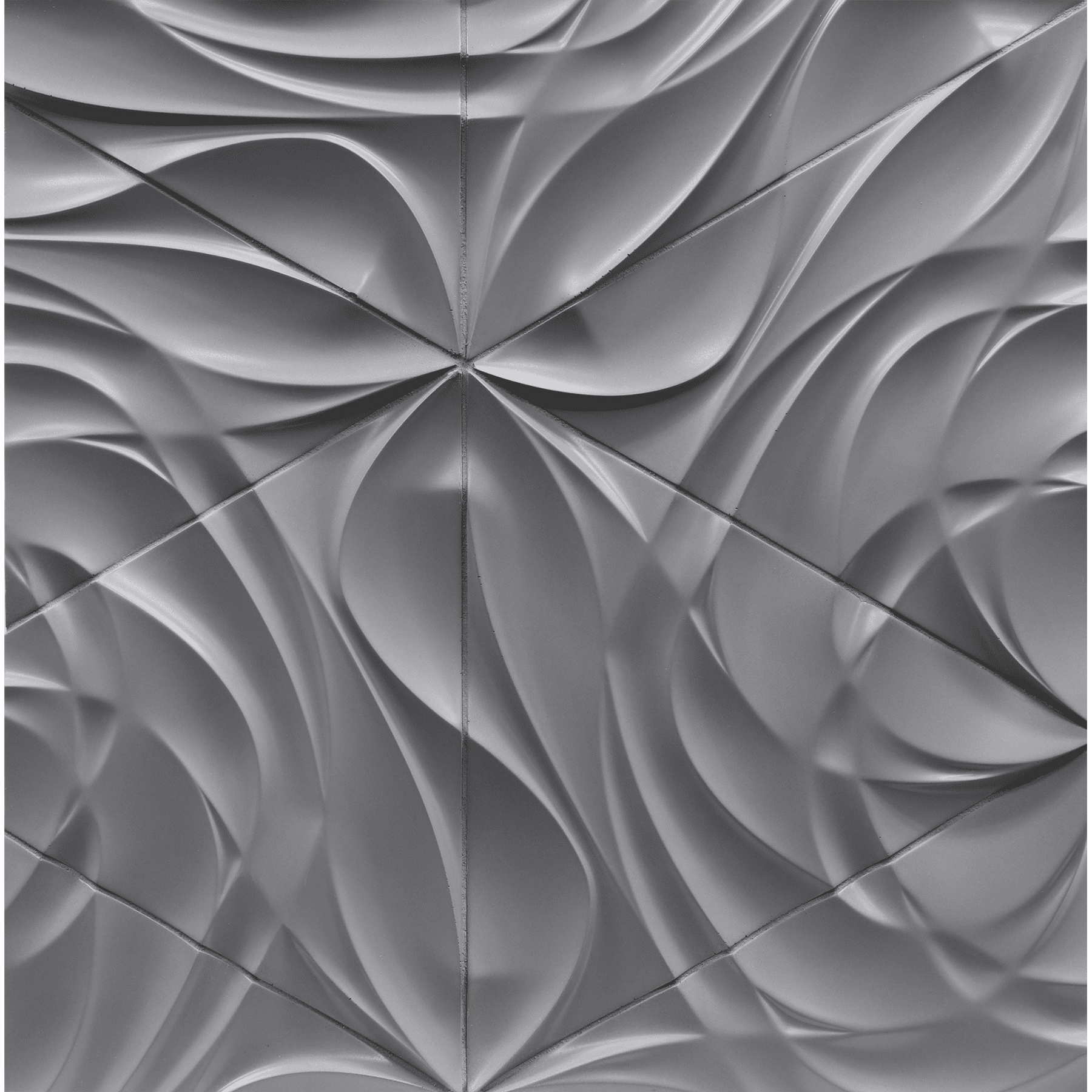 CONTOURS: Steel Field Tile (9"x10 1/4" | matte)