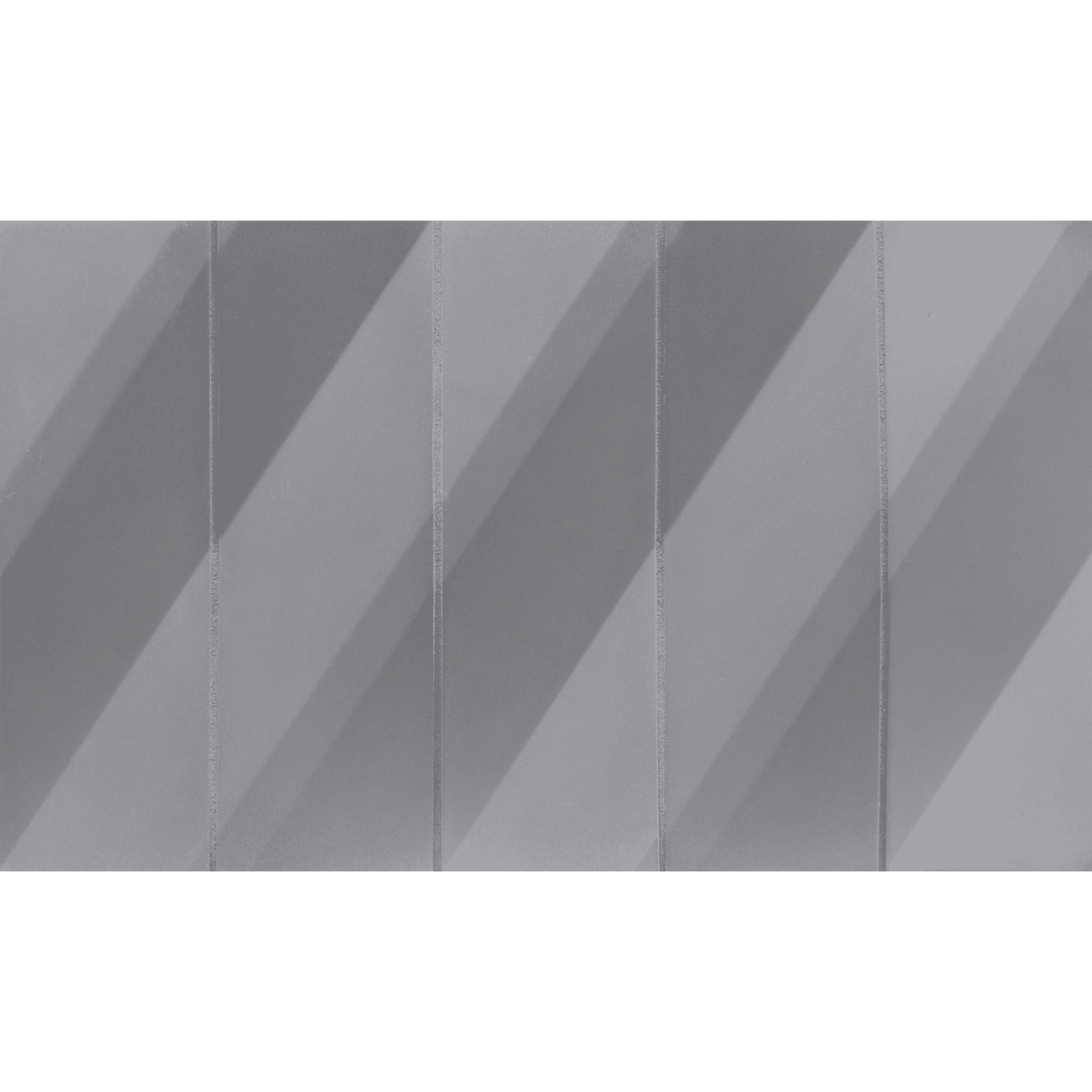 CONTOURS: Steel Zen Break B Rectangle Field Tile (3"x9" | matte)