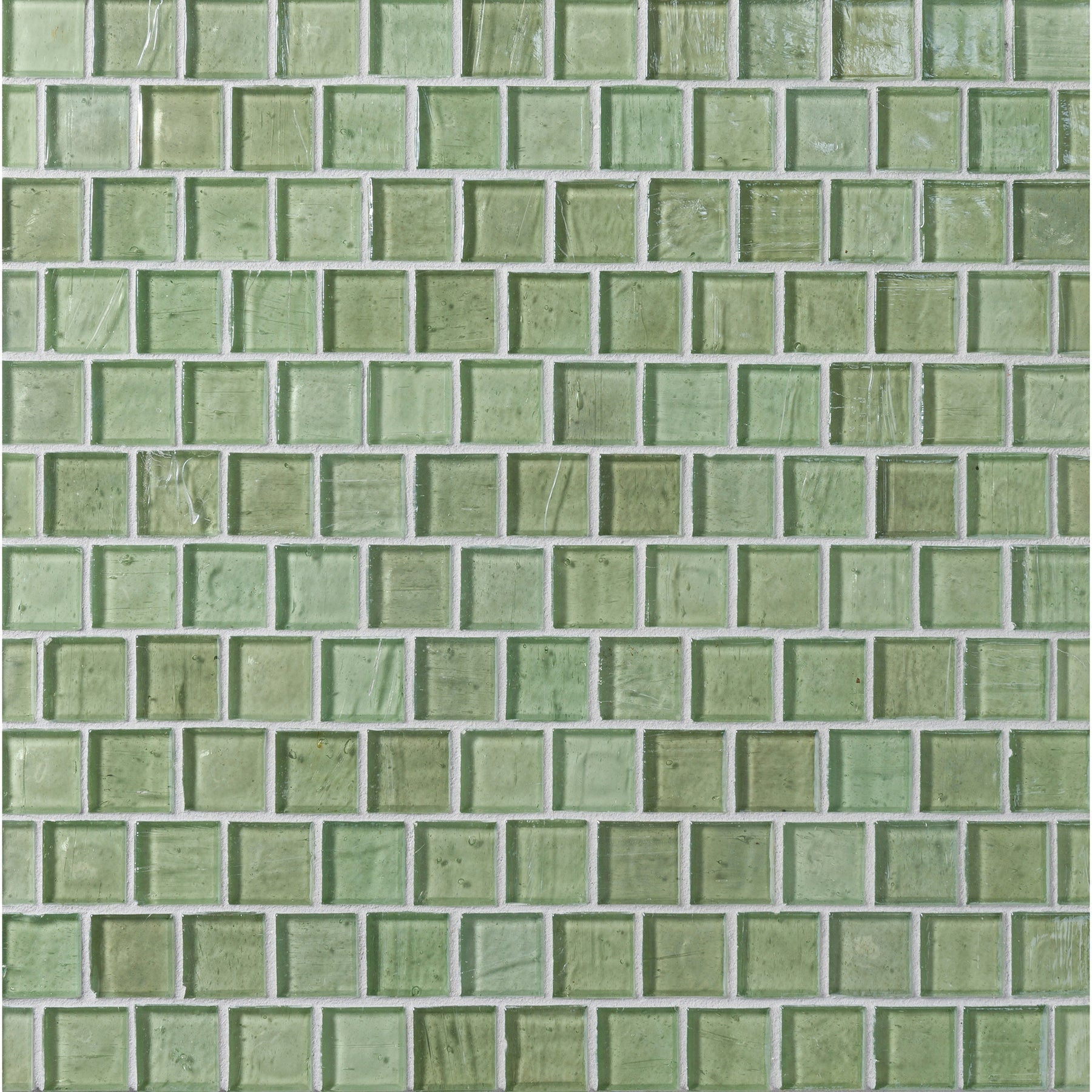 ELEMENTS: Fern Leaf 1"x1" Staggered Joint Field Mosaic (12.46"x12.40" | pearl)