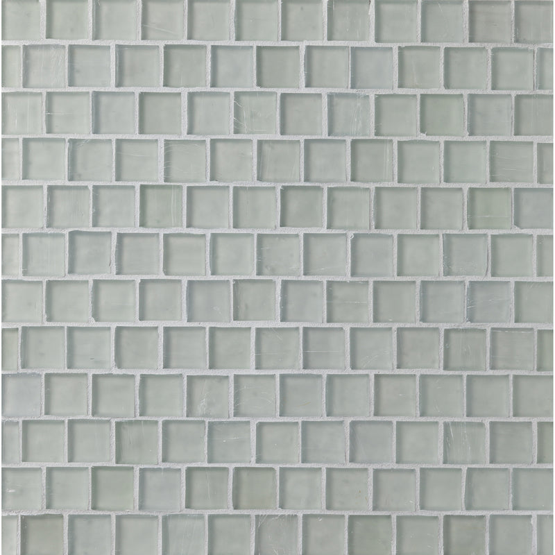 ELEMENTS: Full Moon 1"x1" Staggered Joint Field Mosaic (12.46"x12.40" | silk)