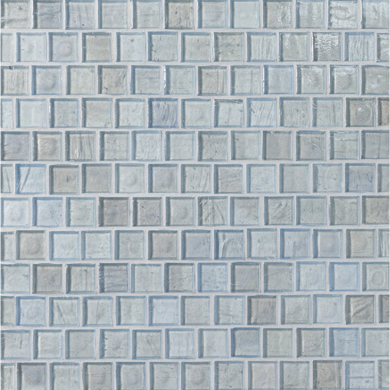 ELEMENTS: H2O 1"x1" Staggered Joint Field Mosaic (12.46"x12.40" | pearl)