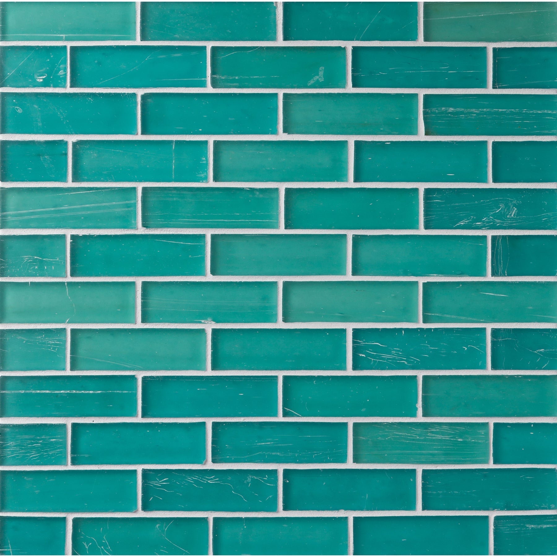 ELEMENTS: Kentucky Blue 1"x3" Staggered Joint Field Mosaic (9.46"x12.49" | silk)