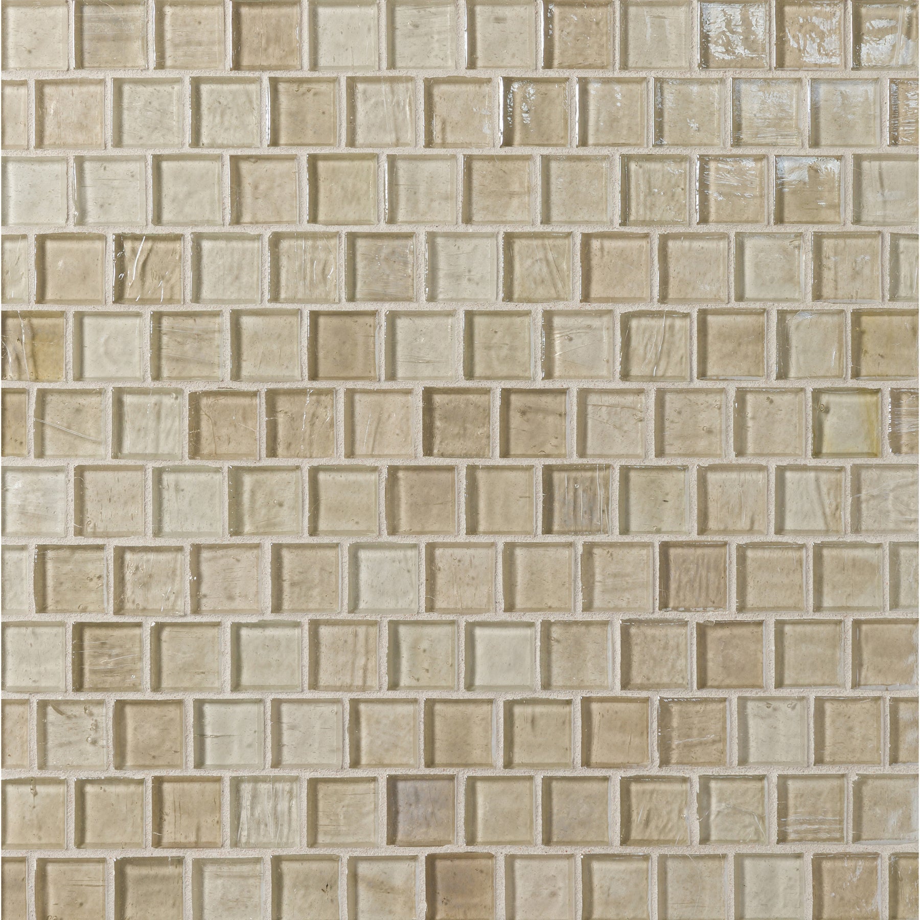 ELEMENTS: Miami Sand 1"x1" Staggered Joint Field Mosaic (12.46"x12.40" | pearl)