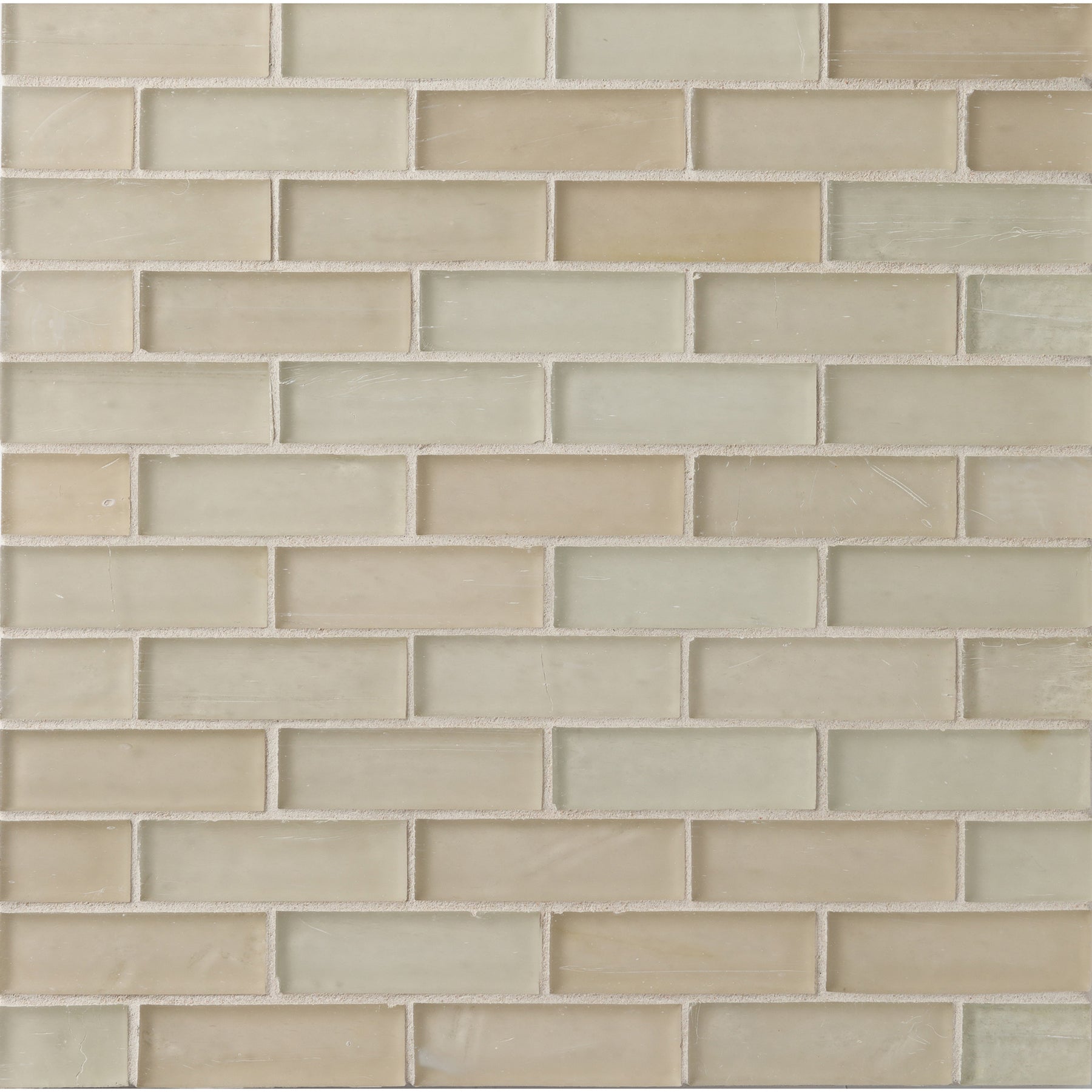 ELEMENTS: Miami Sand 1"x3" Staggered Joint Field Mosaic (9.46"x12.49" | silk)