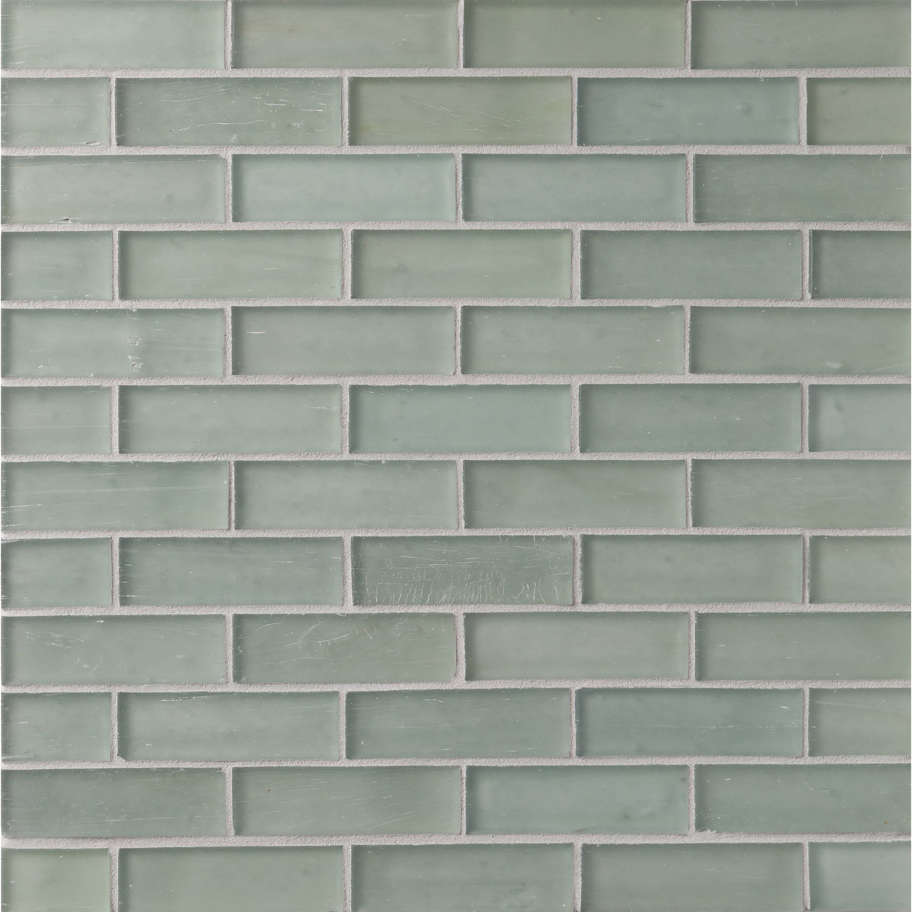 ELEMENTS: Quicksilver 1"x3" Staggered Joint Field Mosaic (9.46"x12.49" | silk)