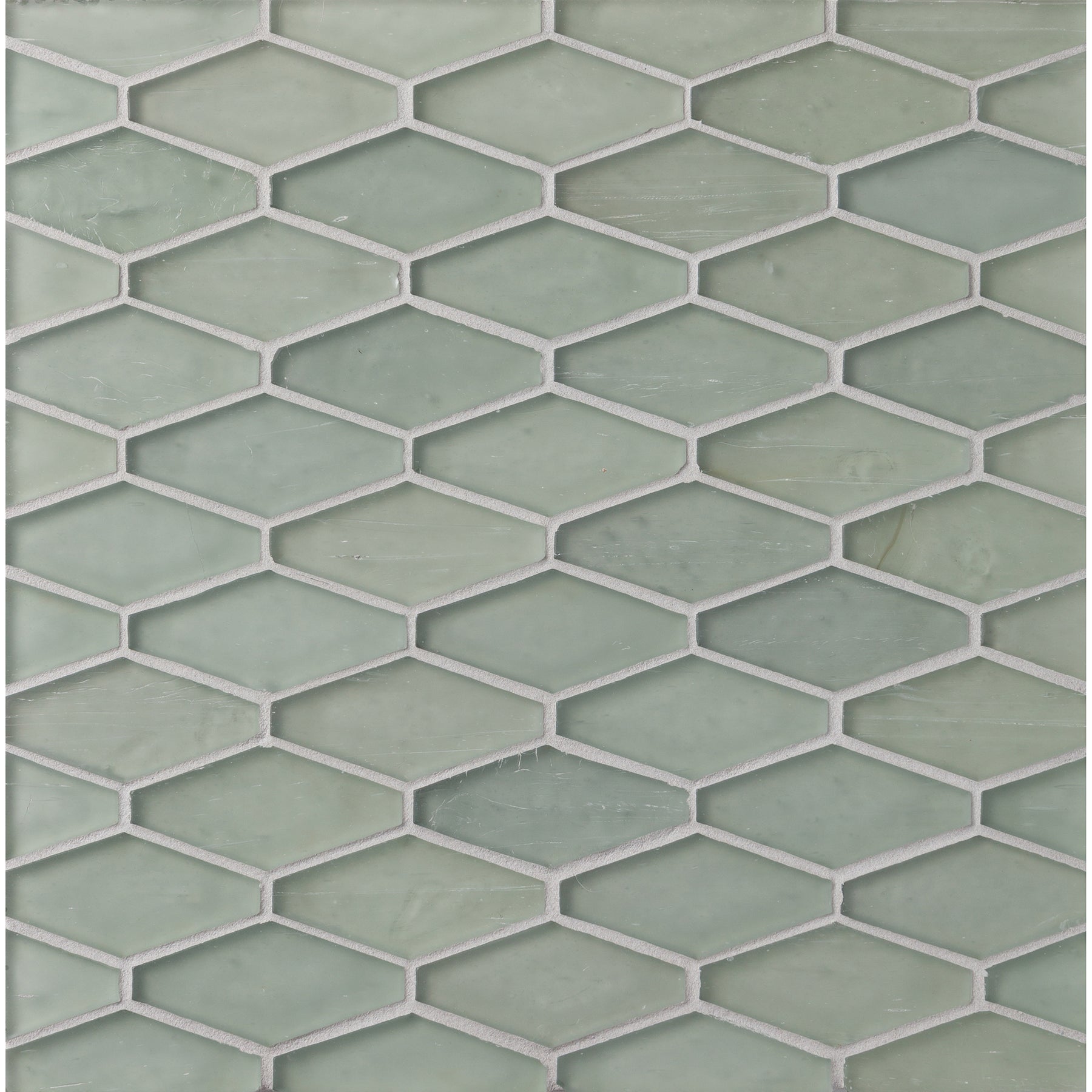 ELEMENTS: Quicksilver Mod Hex Elongated Hexagon Field Mosaic (9.45"x11.73" | silk)