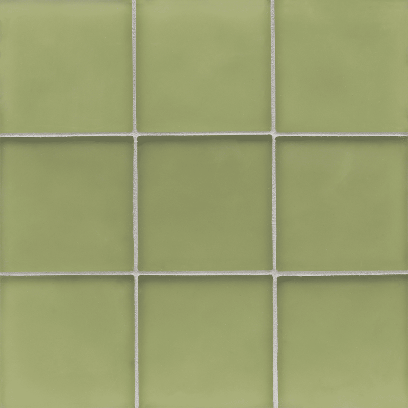 FLUX: Sage Square Field Tile (4"x4" | silk)