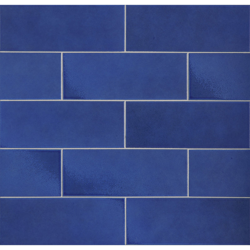 GRAPHITE: Klein Blue Rectangle Field Tile (3 1/2"x9 1/2" | glossy)