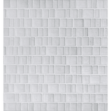 HAISEN: Albicant Barcode Offset Field Mosaic (12.54"x12.14" | silk)