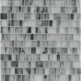 HAISEN: Starlight Barcode Offset Field Mosaic (12.54"x12.14" | silk)