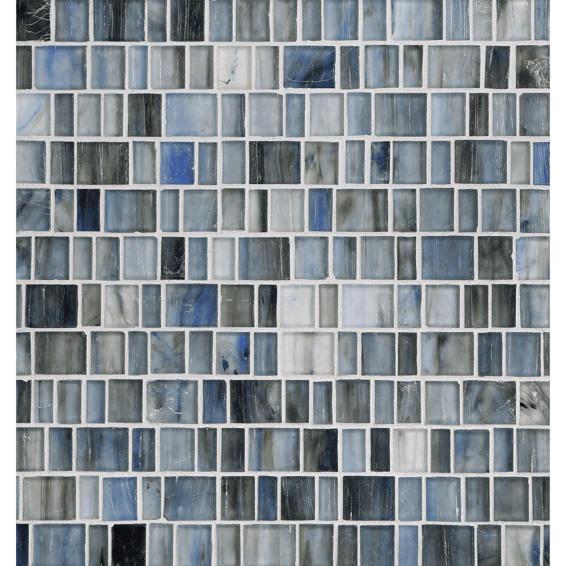 HAISEN: Steel Barcode Offset Field Mosaic (12.54"x12.14" | silk)