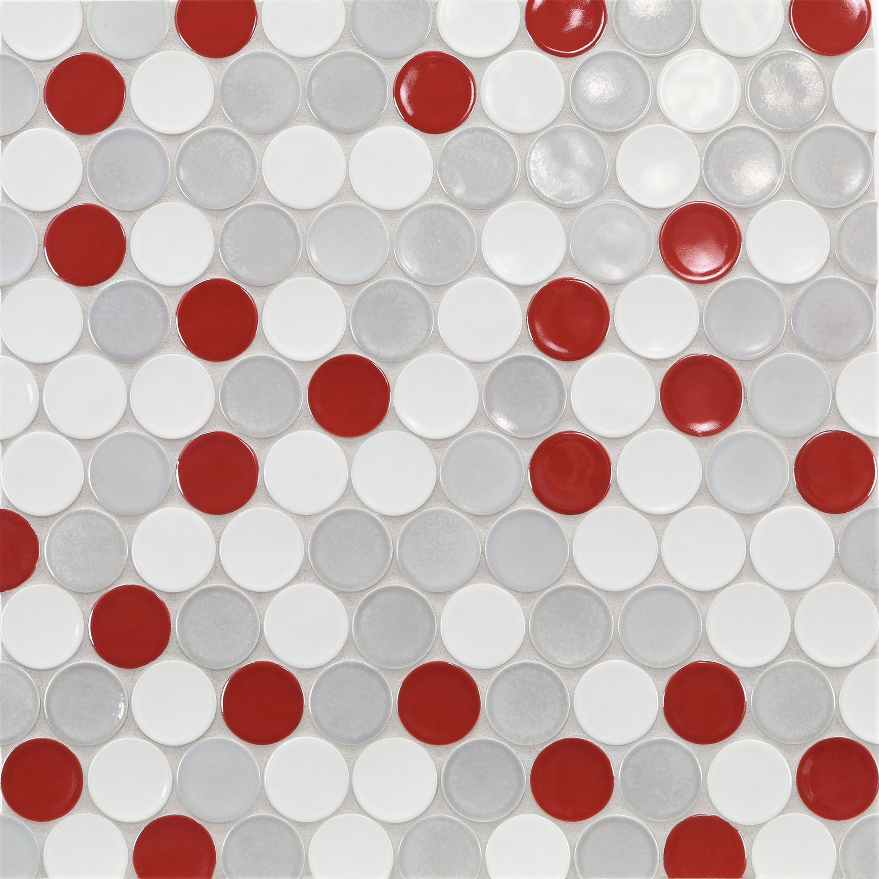 KANU: Port Side Buoy Penny Round Field Mosaic (10.02"x11.57" | glossy)