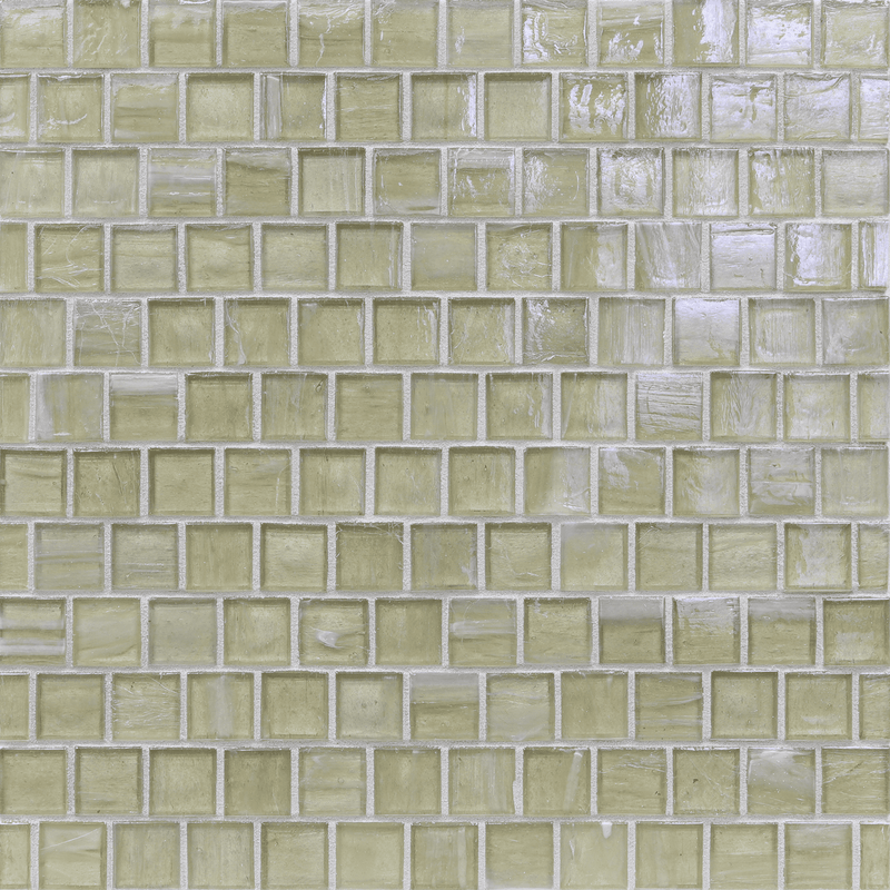 LAPIS: Pale Oak 1"x1" Staggered Joint Field Mosaic (12.45"x12.41" | pearl)