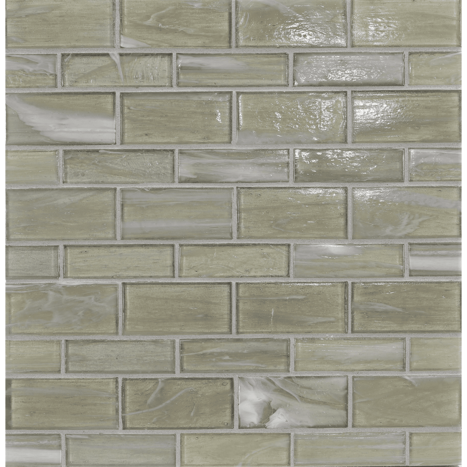 LAPIS: Pale Oak Mingle Staggered Joint Field Mosaic (9.46"x13.00" | natural)