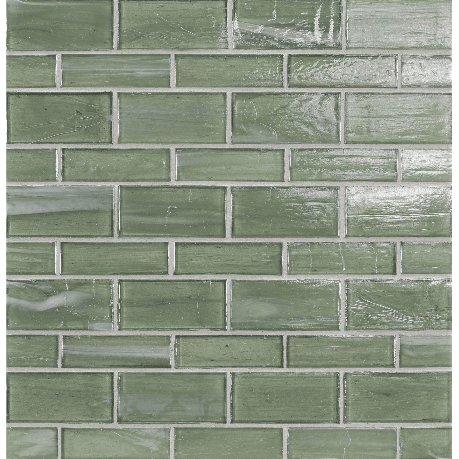 LAPIS: Palm Mingle Staggered Joint Field Mosaic (9.46"x13.00" | pearl)