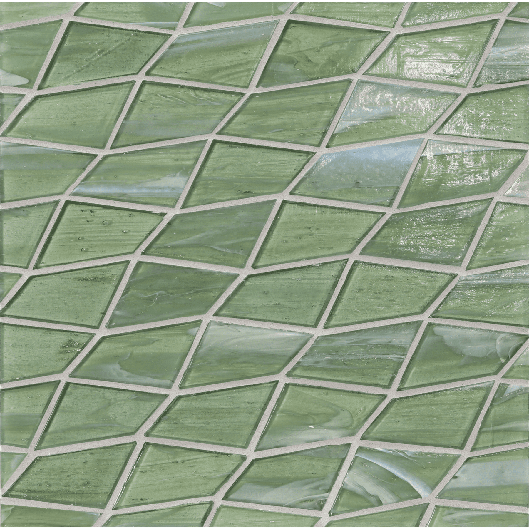 LAPIS: Palm Pulse Tapered Field Mosaic (9.97"x10.99" | natural)