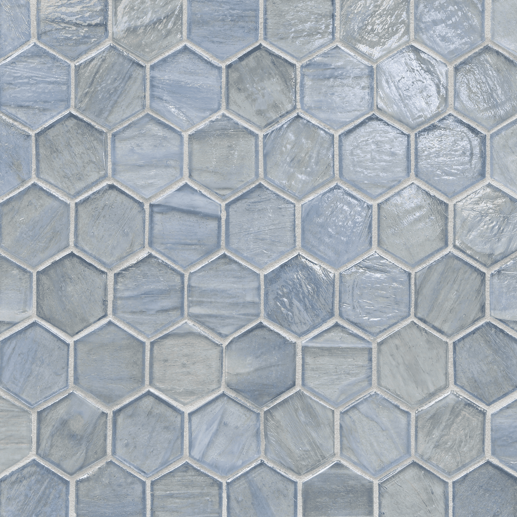 LUCE: Aero 2" Hexagonal Field Mosaic (11.64"x11.76" | pearl)