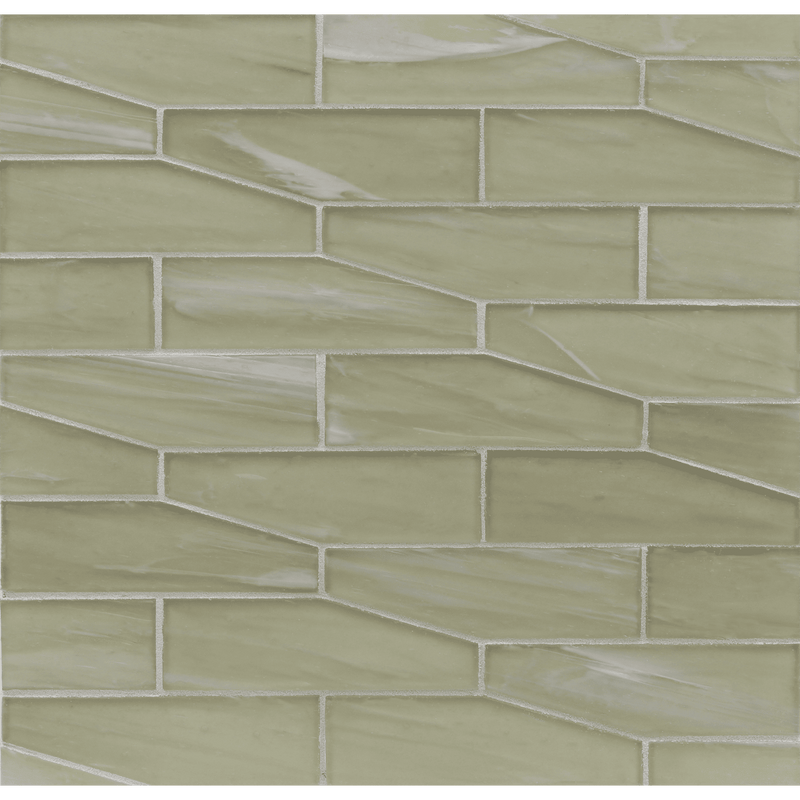 LUCE: Zephyr Clipper Offset Field Mosaic (9.71"x11.74" | pearl)