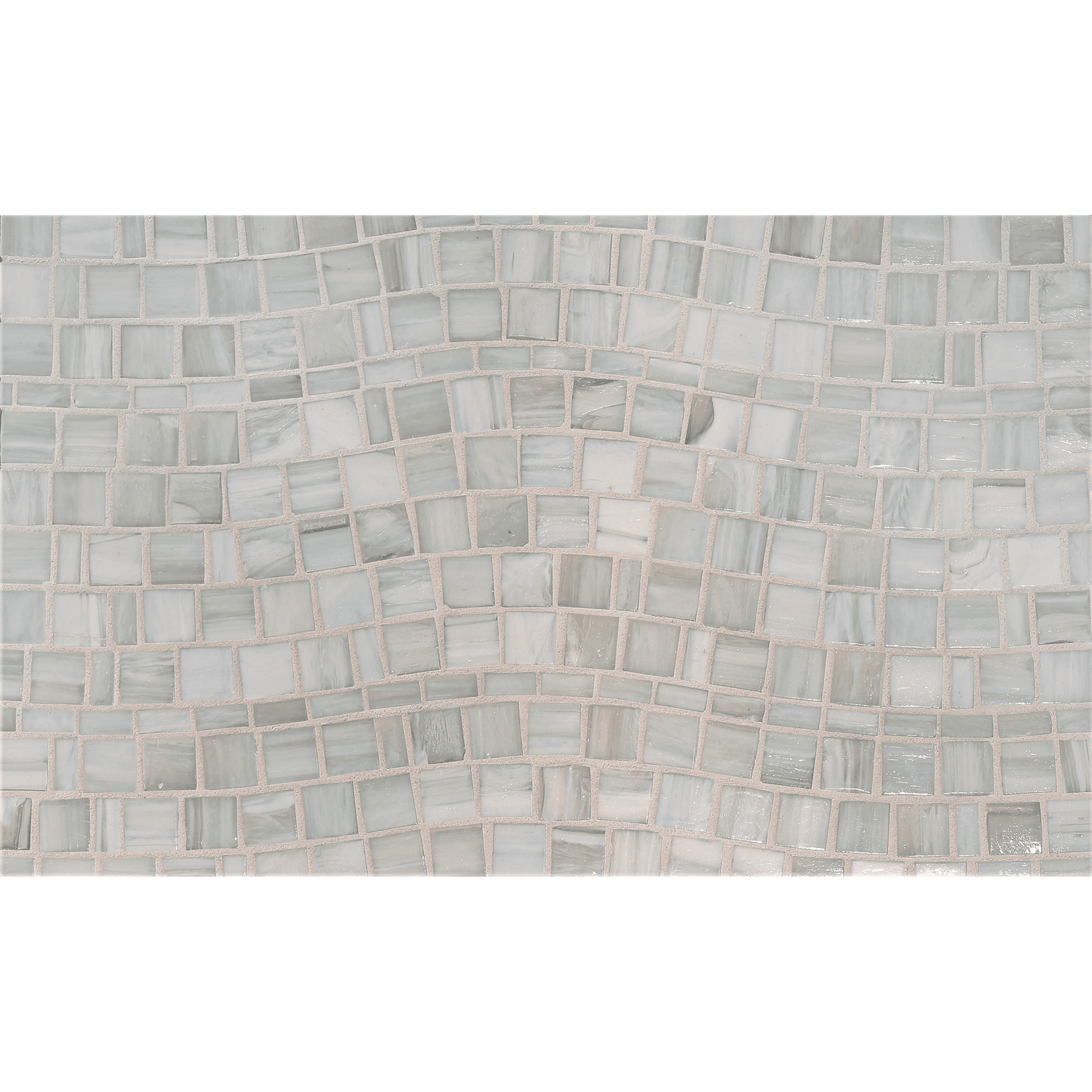 SHIBUI: Bleached White Rio Offset Field Mosaic (15.42"x11.67" | natural)