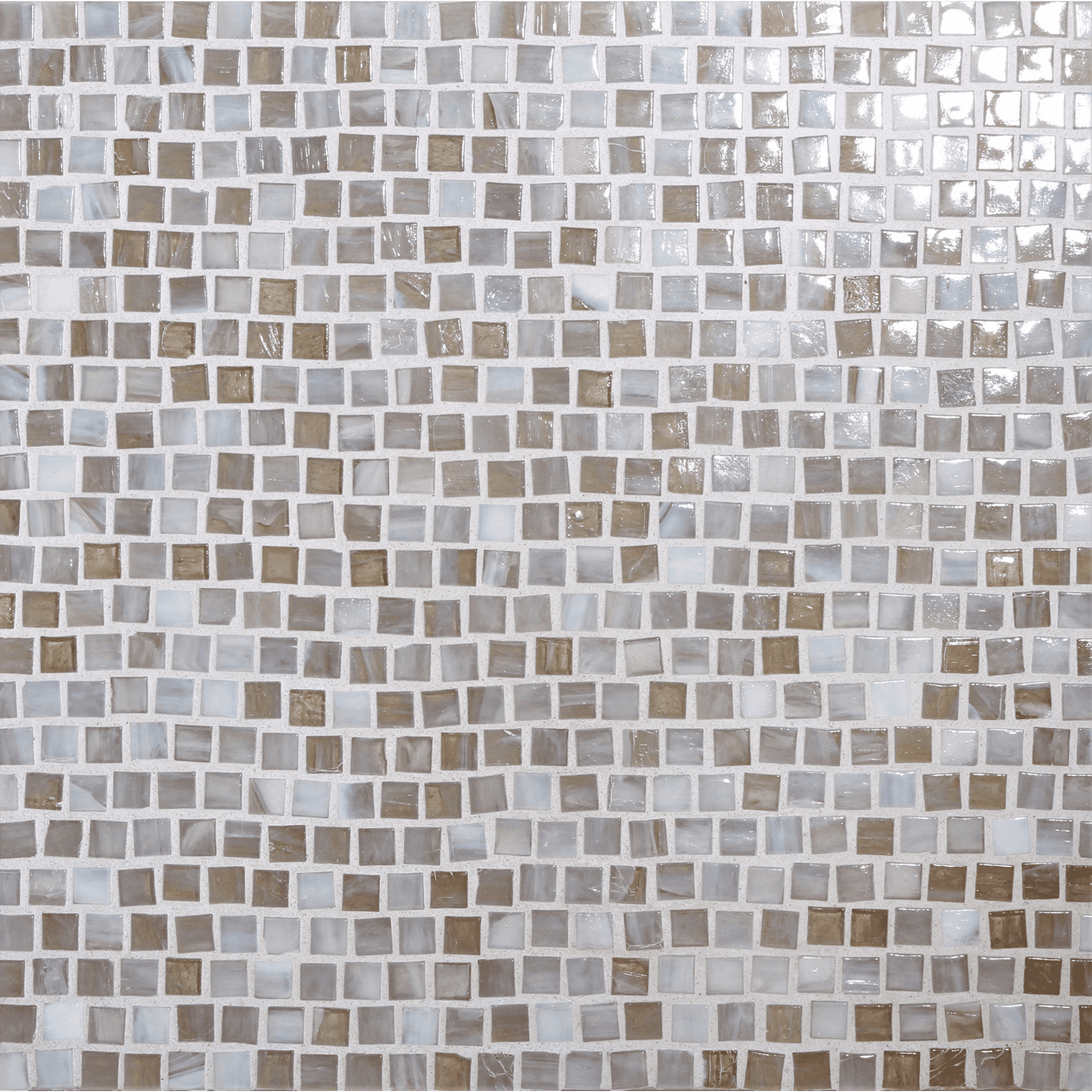 SHIBUI: Buff Pompeii Stack Field Mosaic (12.63"x12.28" | natural)