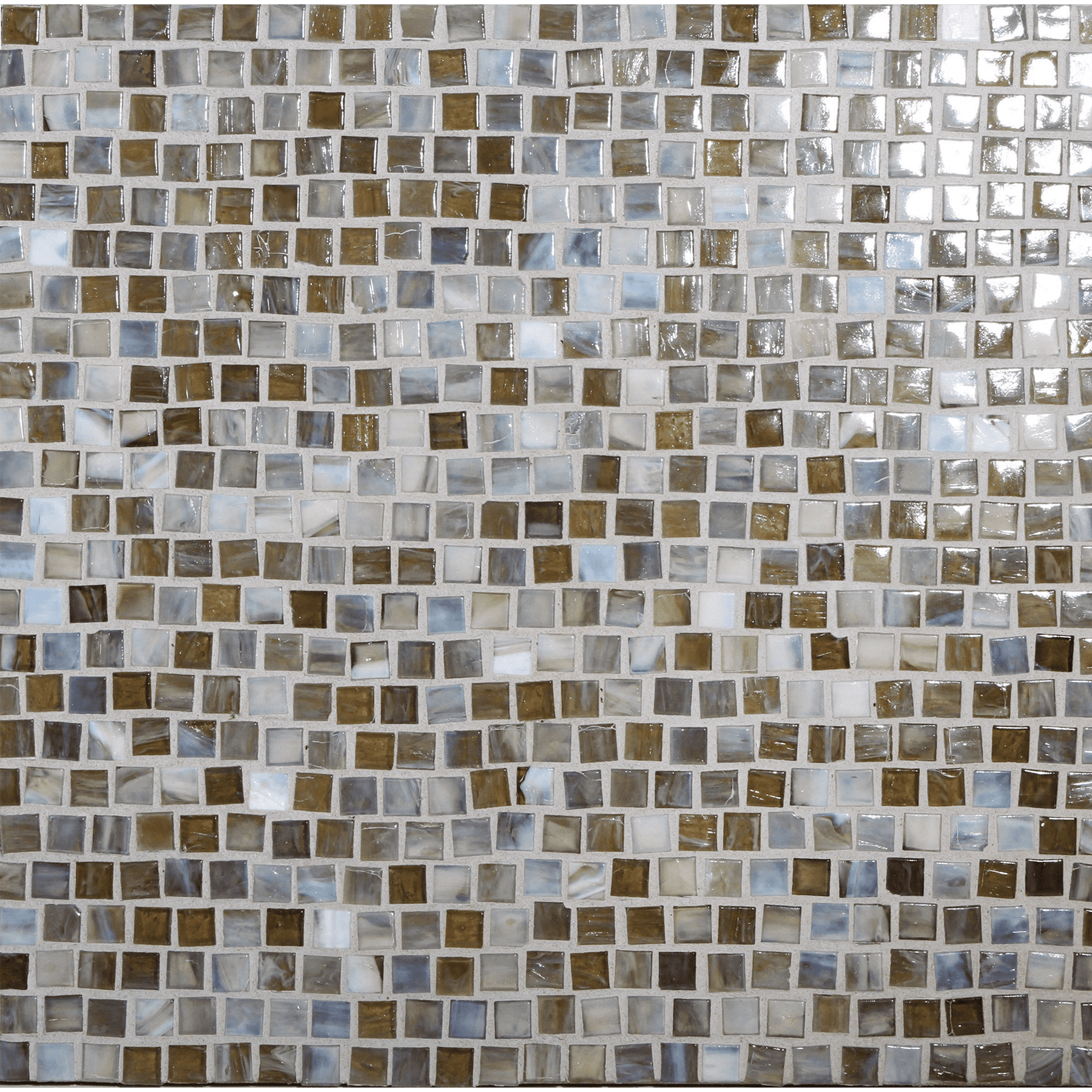 SHIBUI: Ochre Pompeii Stack Field Mosaic (12.63"x12.28" | natural)