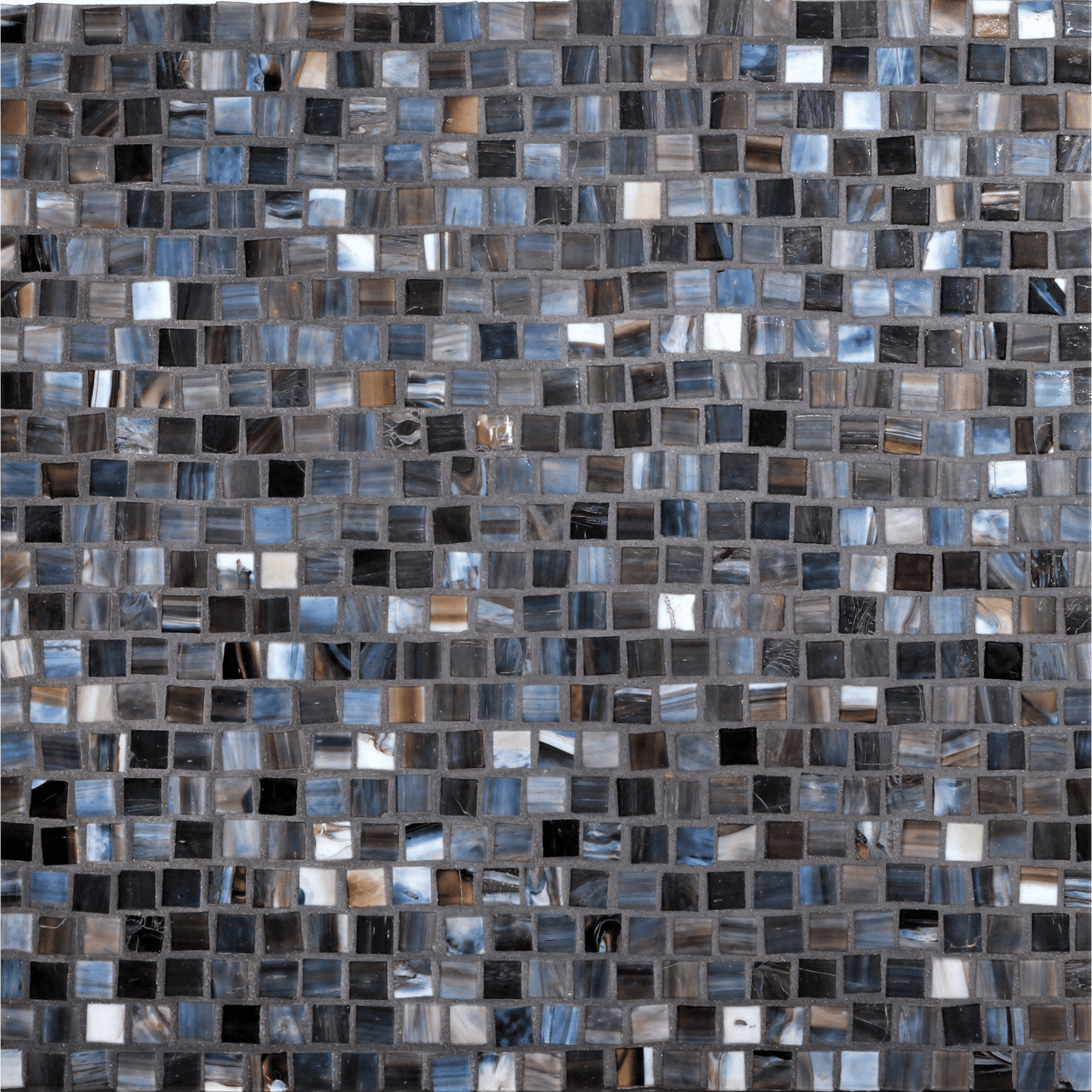 SHIBUI: Roman Earth Pompeii Stack Field Mosaic (12.63"x12.28" | silk)