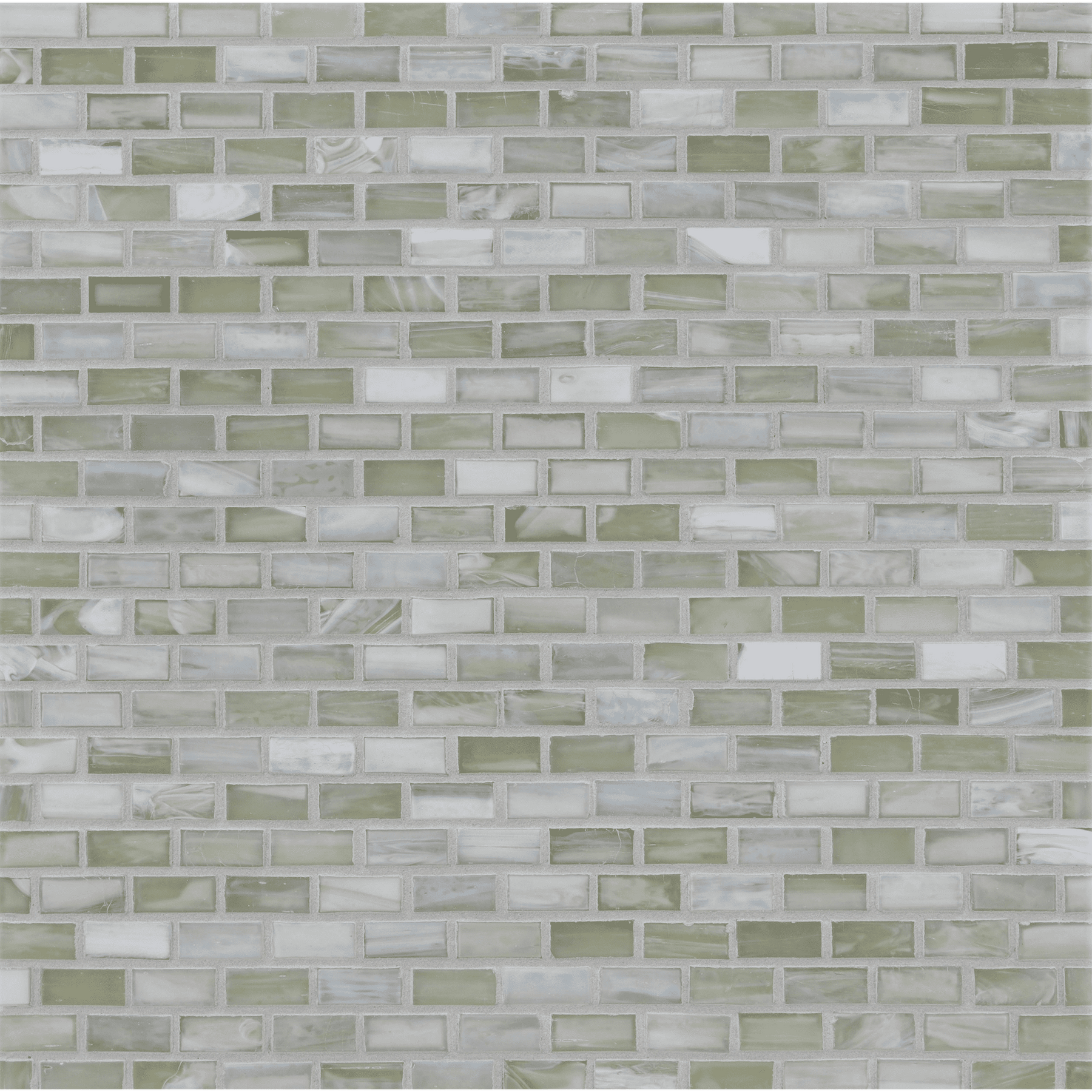 SHIBUI: Verte 0.5"x1" Staggered Joint Field Mosaic (12.51"x12.51" | silk)