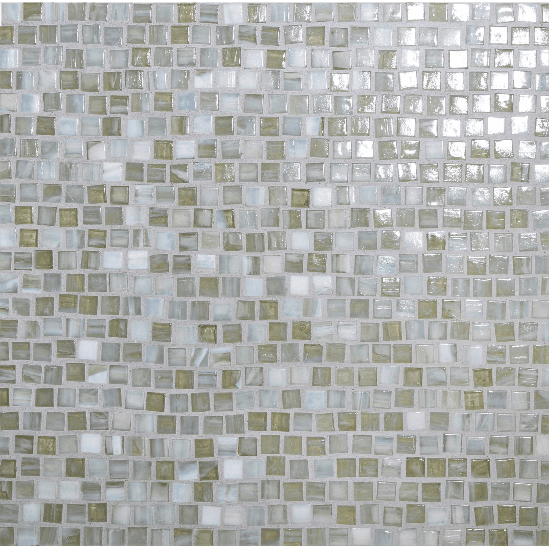 SHIBUI: Verte Pompeii Stack Field Mosaic (12.63"x12.28" | natural)