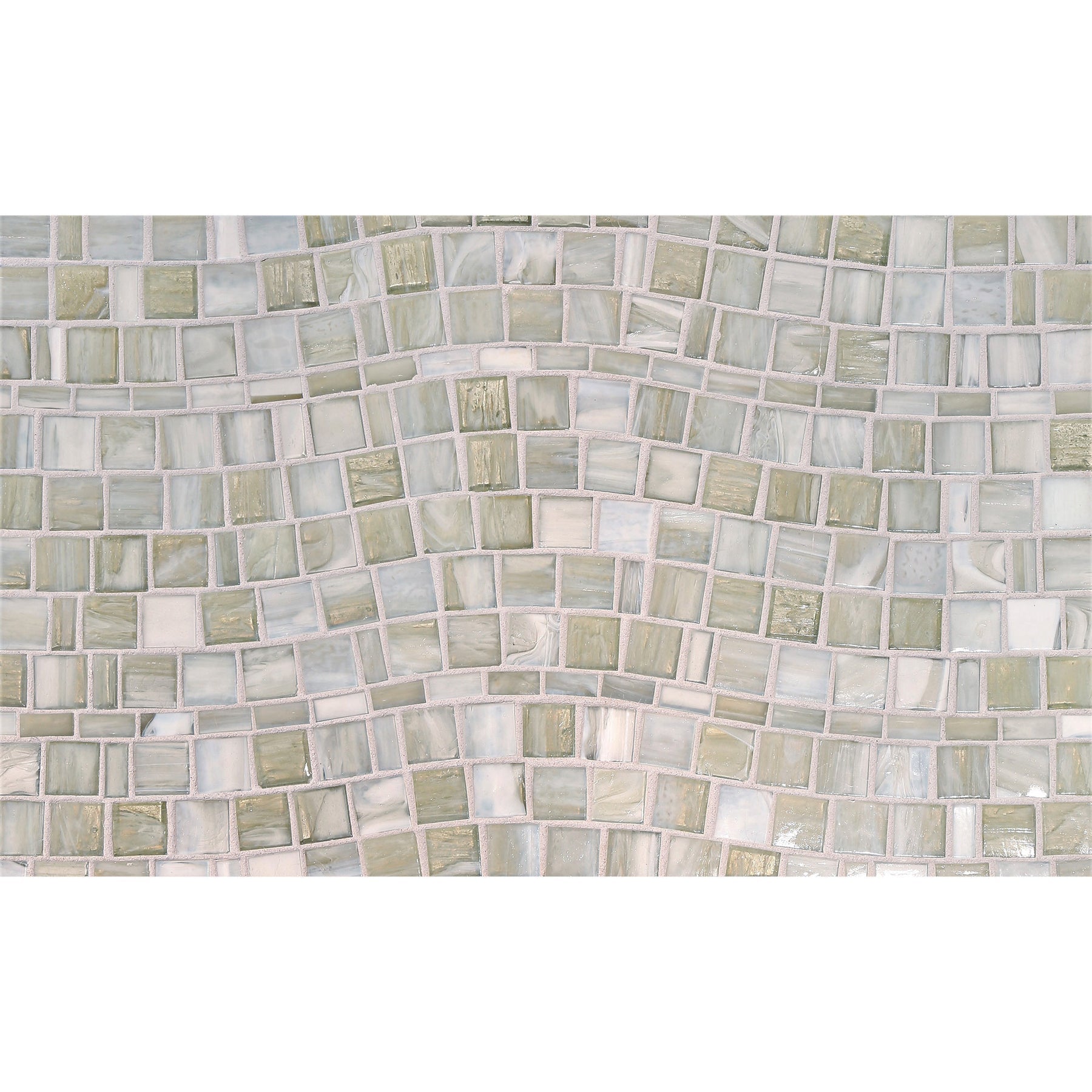 SHIBUI: Verte Rio Offset Field Mosaic (15.42"x11.67" | natural)