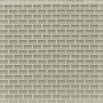 TOMEI: Cloth 0.5"x1" Staggered Joint Field Mosaic (11.6"x11.5" | silk)