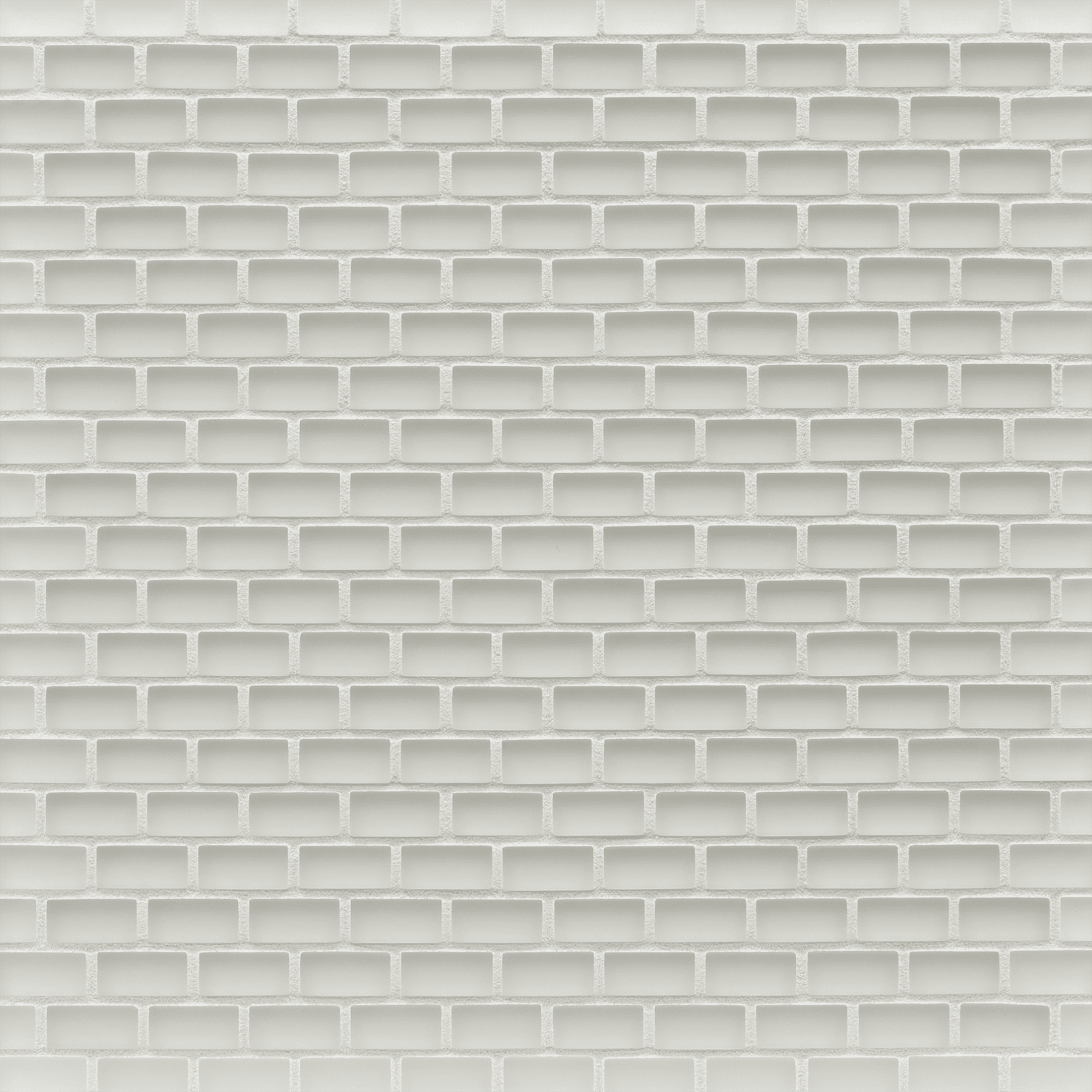 TOMEI: Cotton 0.5"x1" Staggered Joint Field Mosaic (11.6"x11.5" | silk)