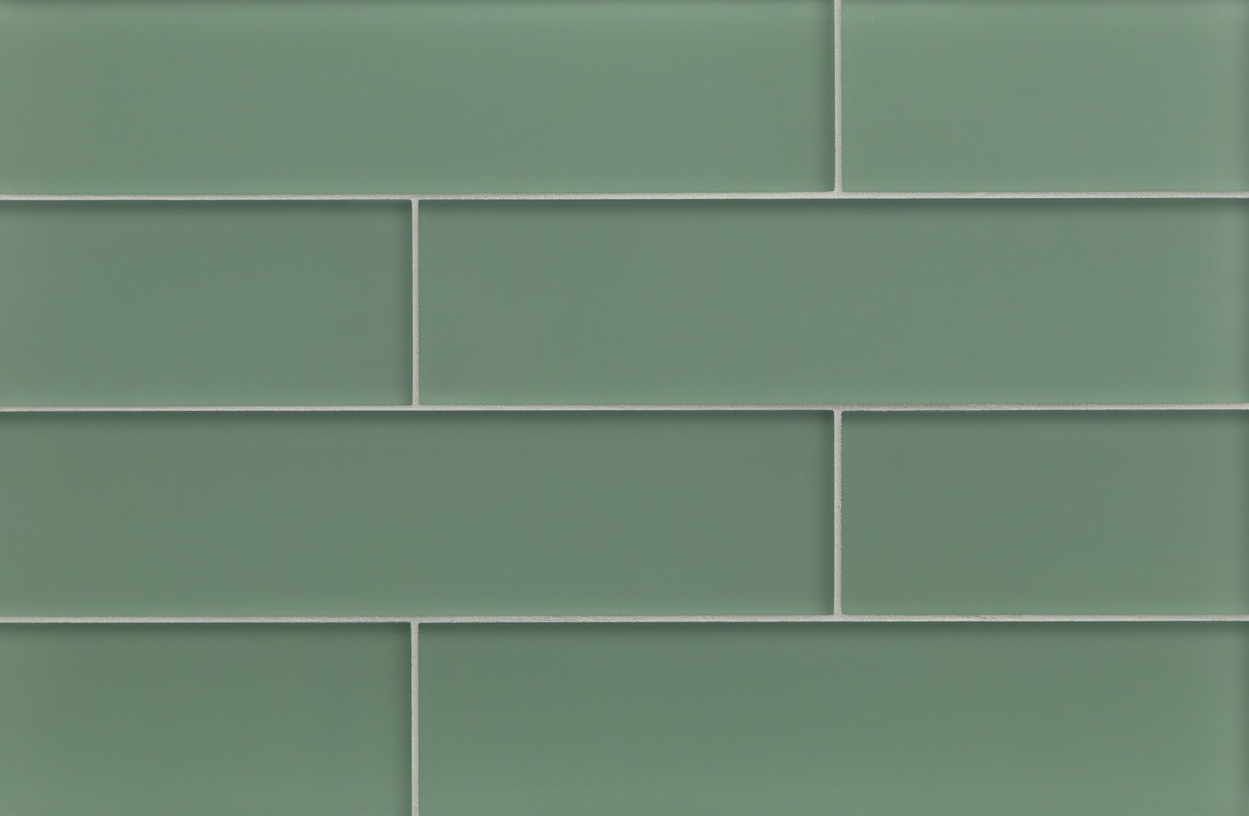 TOMEI: Silver Green Rectangle Field Tile (3"x12" | silk)