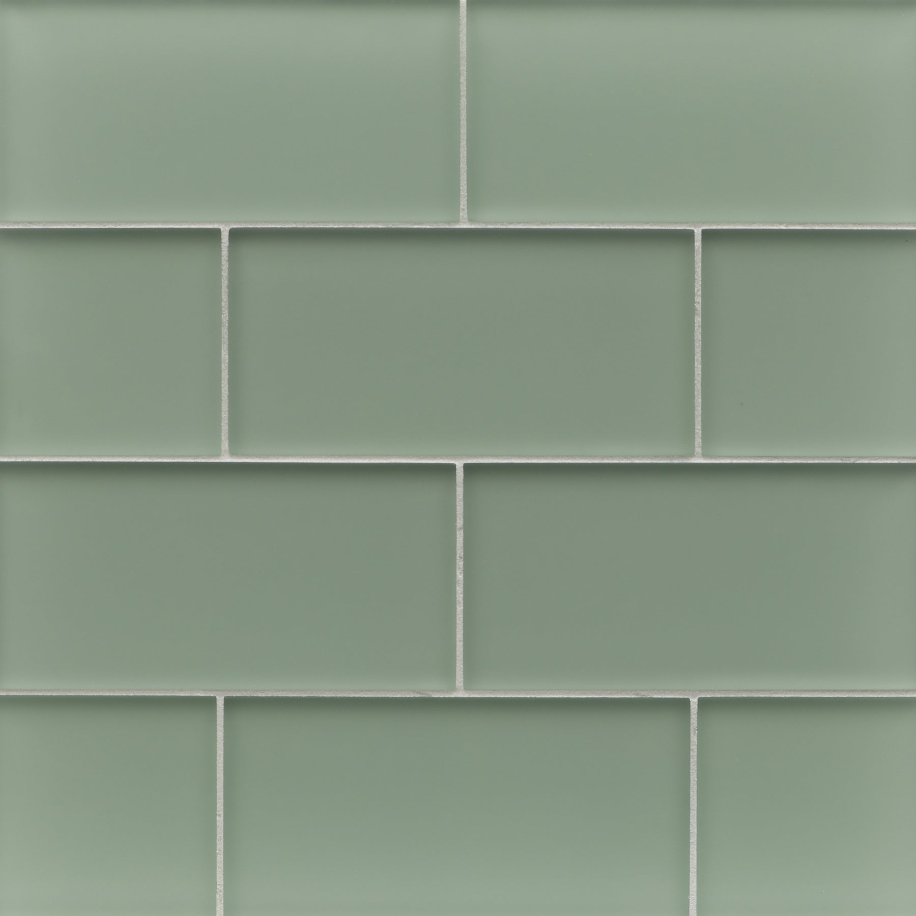 TOMEI: Silver Green Rectangle Field Tile (3"x6" | silk)