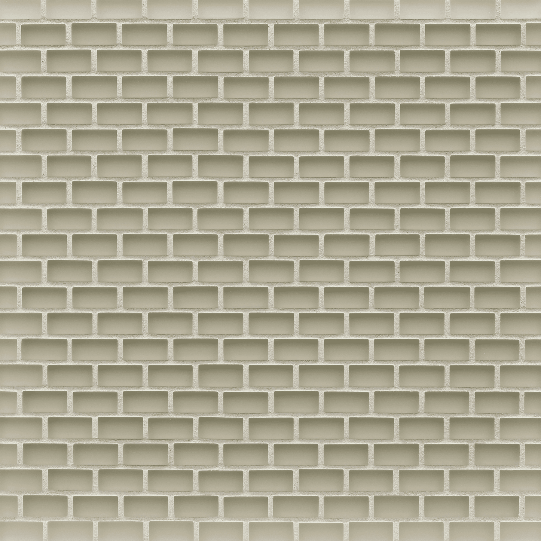 TOMEI: Vellum 0.5"x1" Staggered Joint Field Mosaic (11.6"x11.5" | silk)