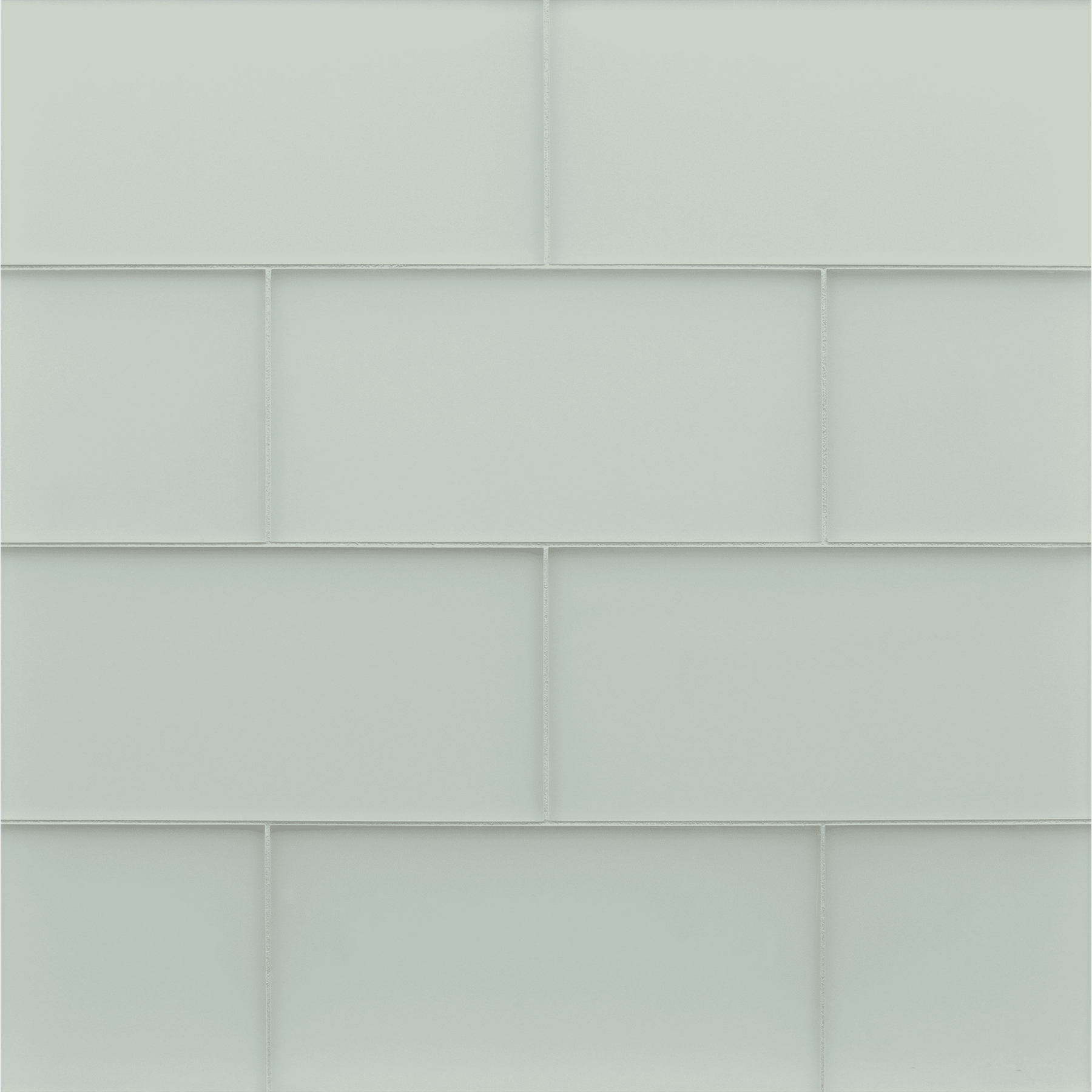 TOMEI MODULES: Frost Green Rectangle Field Tile (6"x12" | silk)