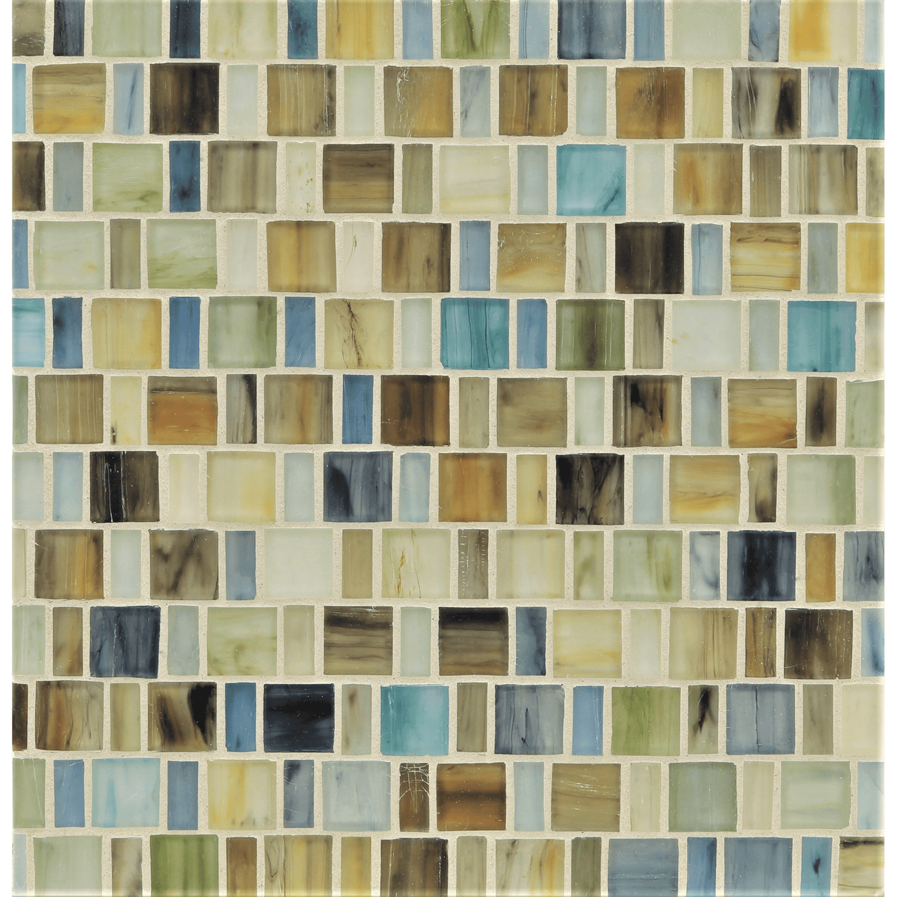 TOZEN: Ahou Japonaise Offset Field Mosaic (12.57"x12.50" | silk)