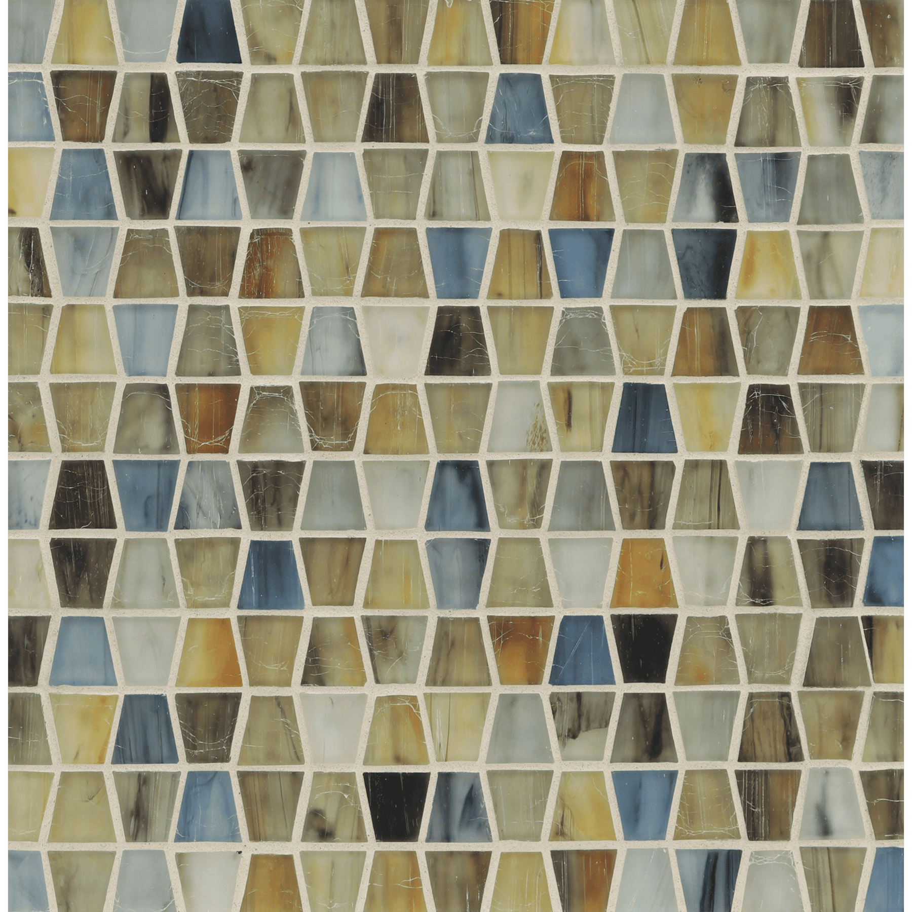 TOZEN: Ahou Wings Tapered Field Mosaic (11.91"x12.50" | silk)