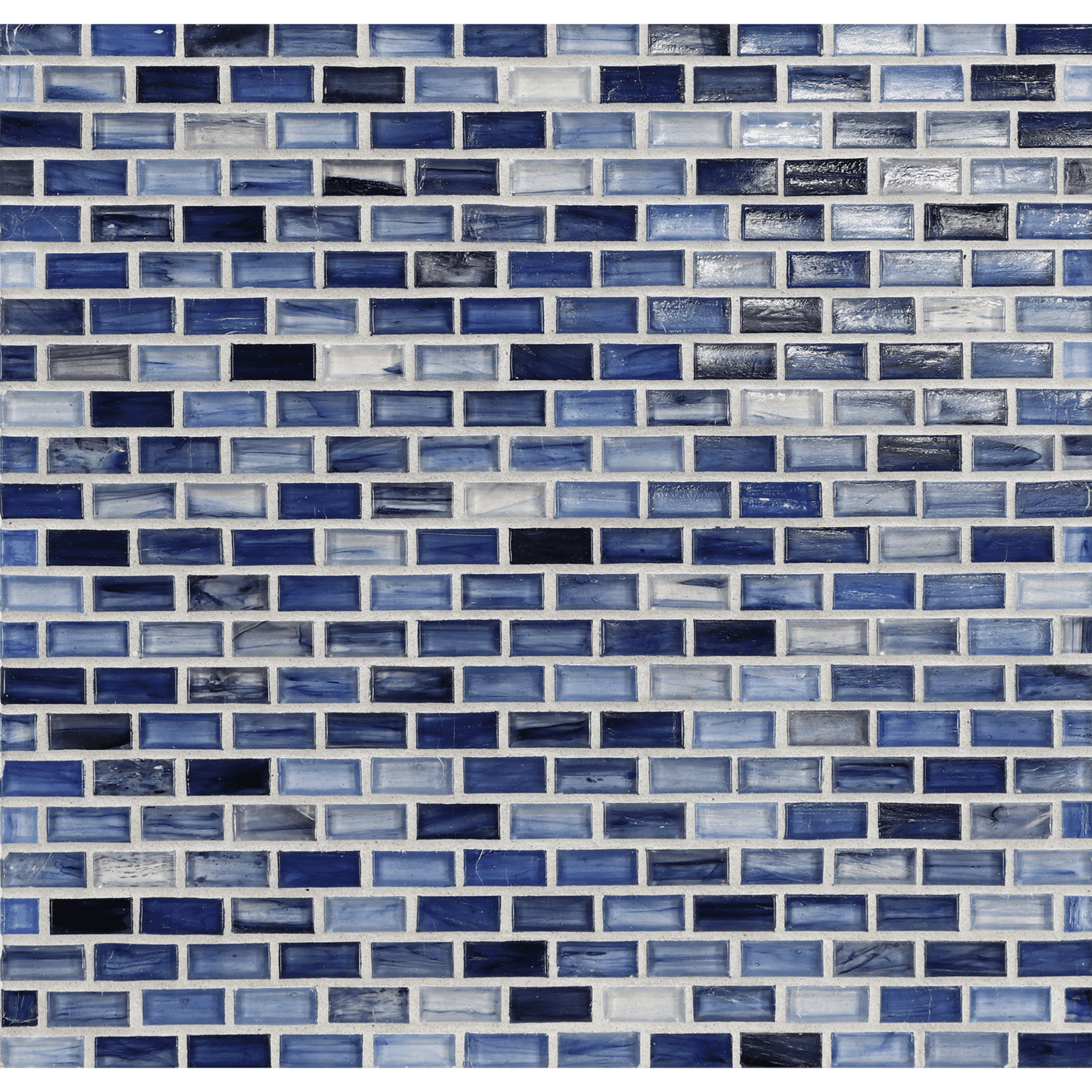 TOZEN: Antimony 0.5"x1" Staggered Joint Field Mosaic (12.51"x12.51" | natural)