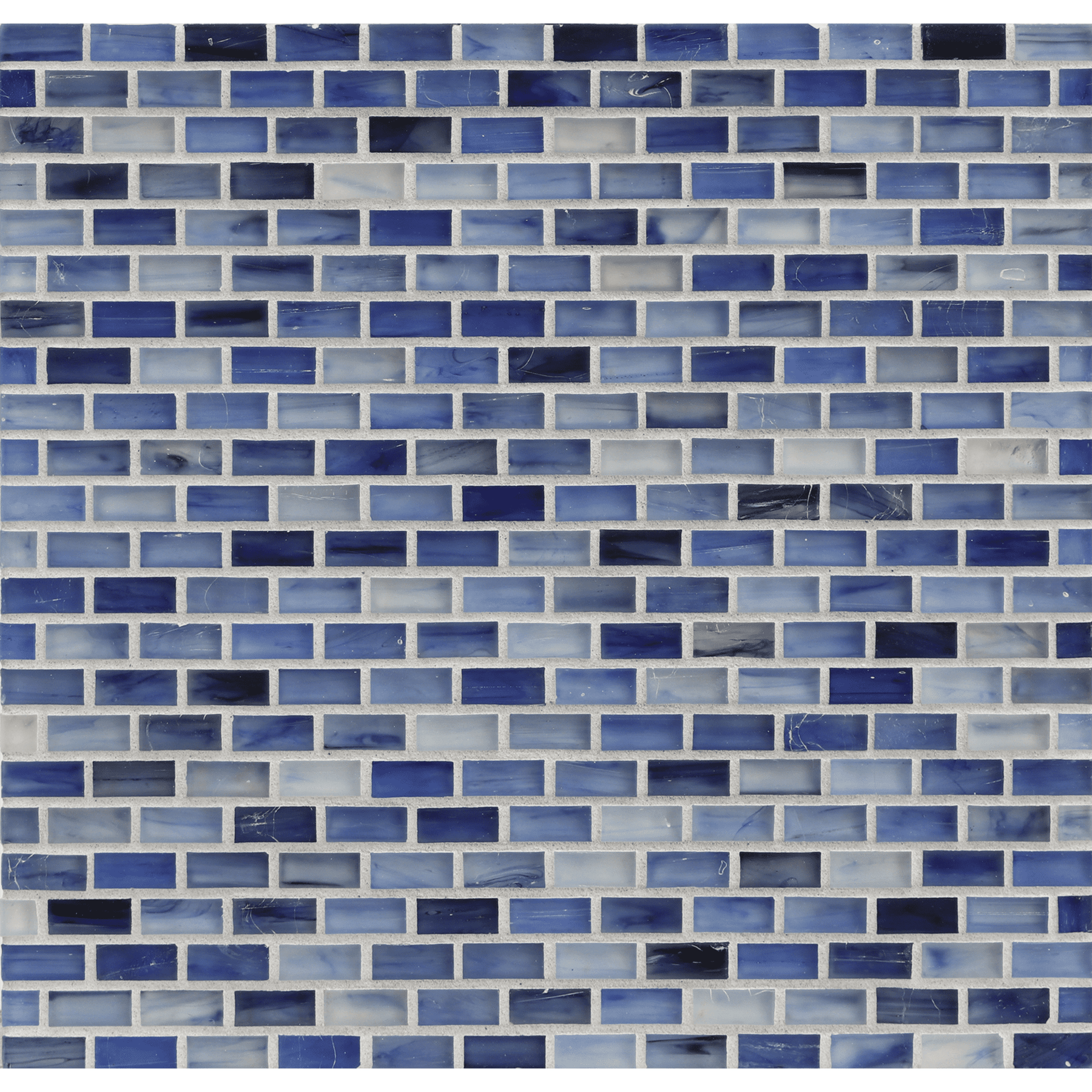 TOZEN: Antimony 0.5"x1" Staggered Joint Field Mosaic (12.51"x12.51" | silk)