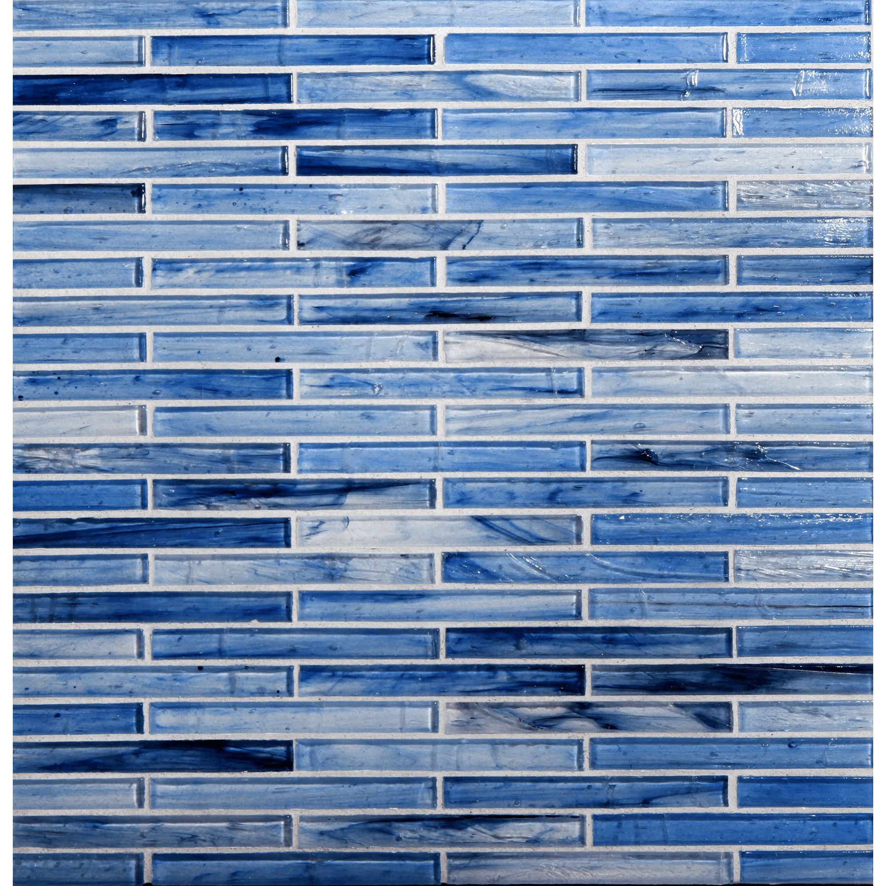 TOZEN: Antimony 0.5"x4" Staggered Joint Field Mosaic (9.92"x12.14" | natural)