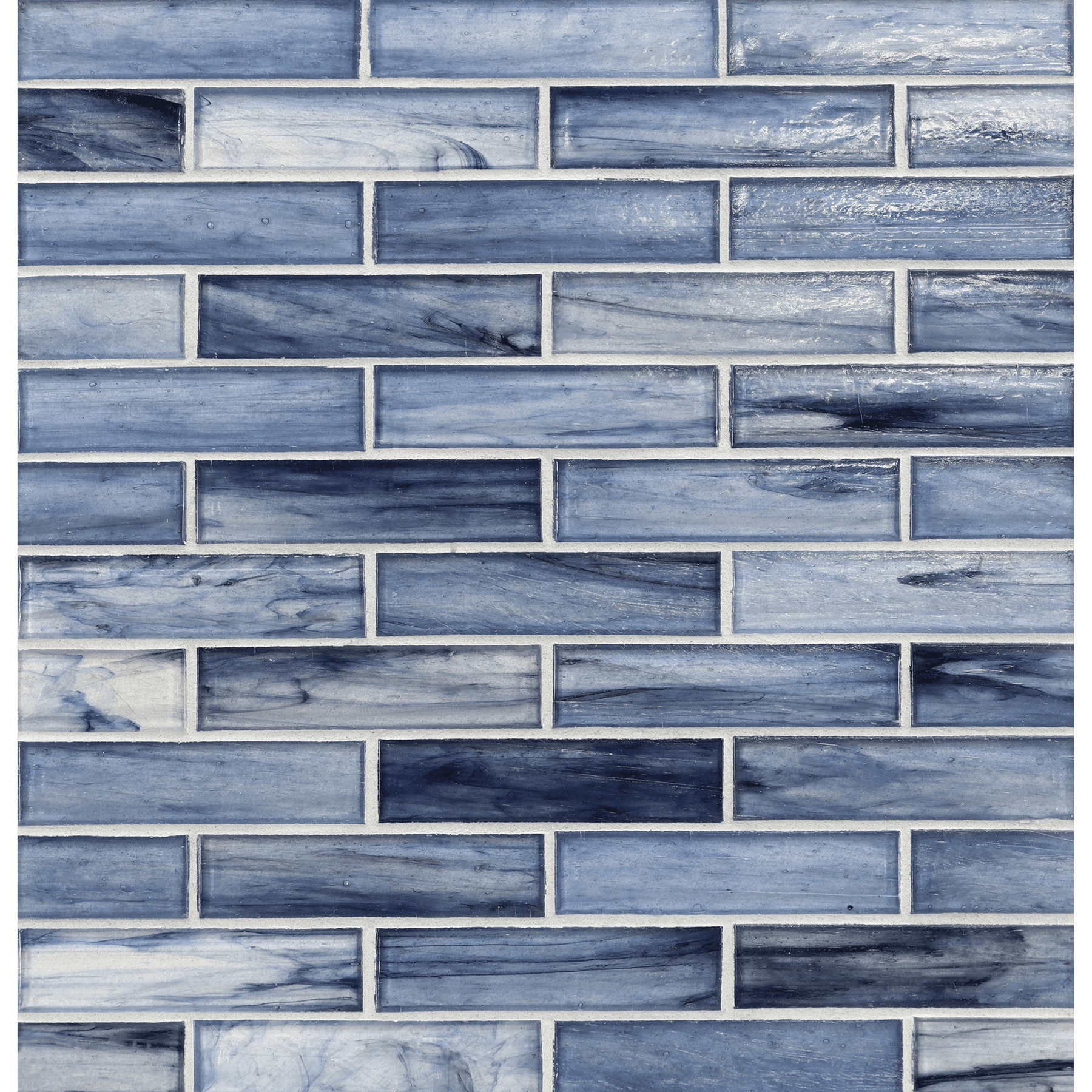 TOZEN: Antimony 1"x4" Staggered Joint Field Mosaic (9.92"x12.41" | natural)