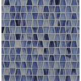 TOZEN: Antimony Wings Tapered Field Mosaic (11.91"x12.50" | silk)