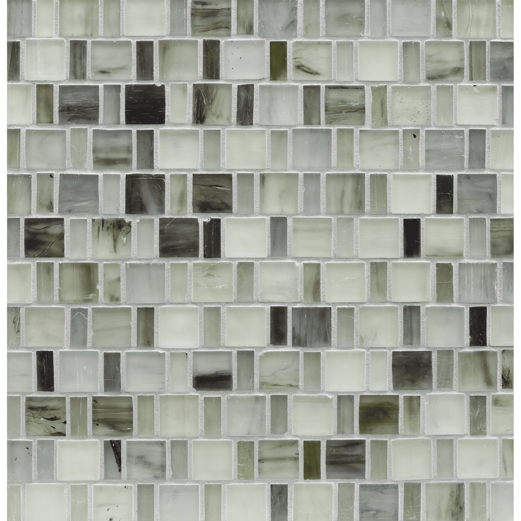 TOZEN: Arsenic Japonaise Offset Field Mosaic (12.57"x12.50" | silk)