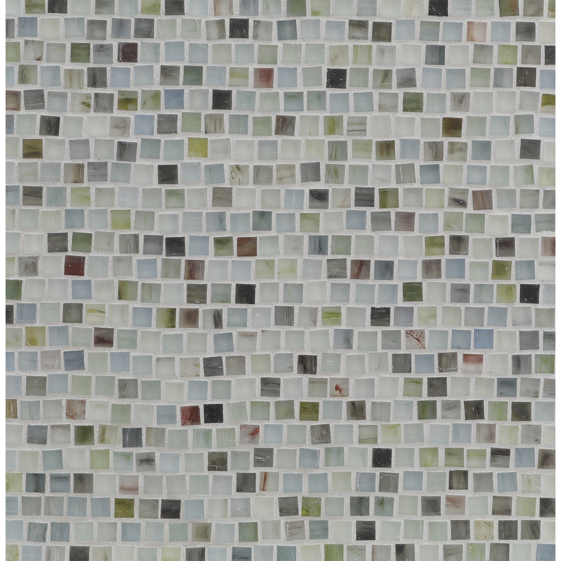 TOZEN: Arsenic Pompeii Stack Field Mosaic (12.63"x12.28" | silk)