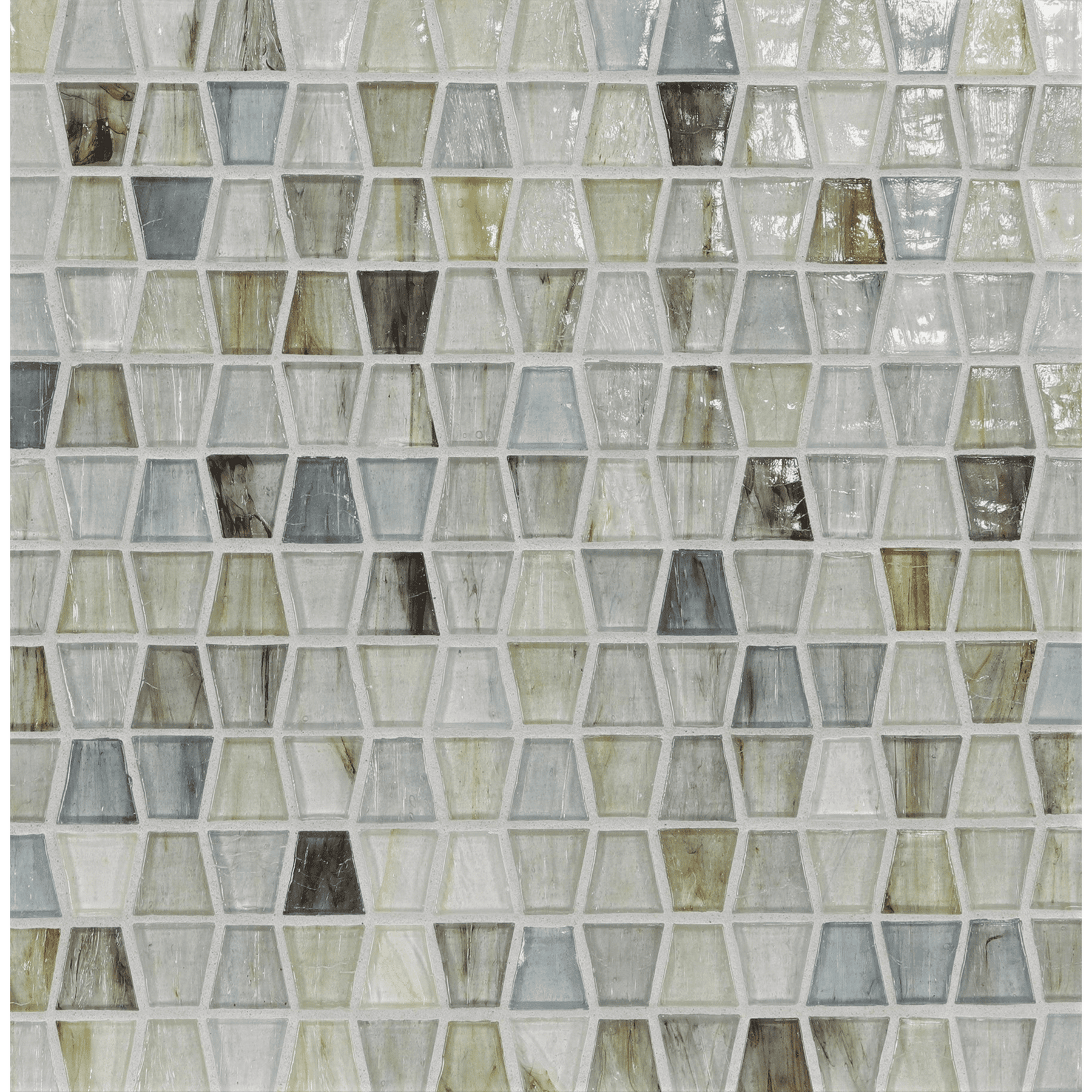 TOZEN: Arsenic Wings Tapered Field Mosaic (11.91"x12.50" | natural)