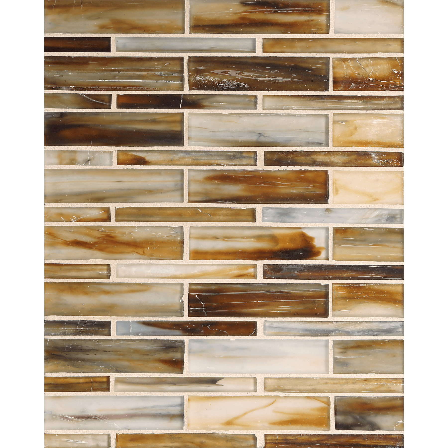 TOZEN: Copper Moyou Offset Field Mosaic (7.94"x12.38" | silk)